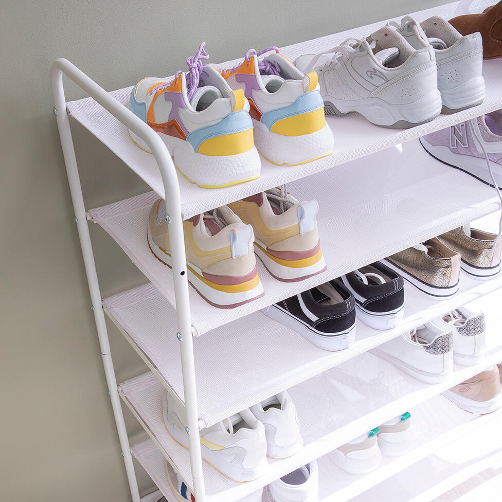 Sapateira empilhável branco 12 pares 65x90x35 cm Studio - 6