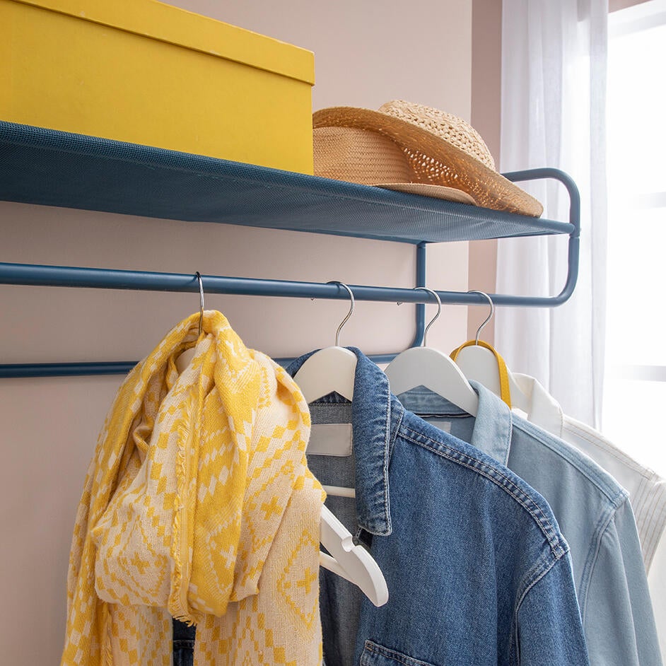 Set di 4 grucce antiscivolo L 44.5 x H 23 cm bianco - 15