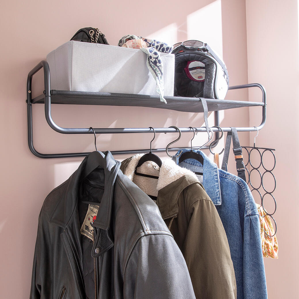 Pack 4 cabides madeira preto SPACEO - 3