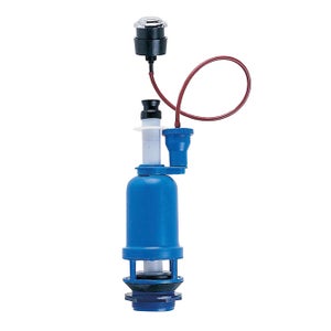 Meccanismo di Scarico WC con Pulsante 3/6 L | Sistema a Doppio Scarico per Risparmio Idrico | Compatibile con Cisterne Standard | Facile da Installare
