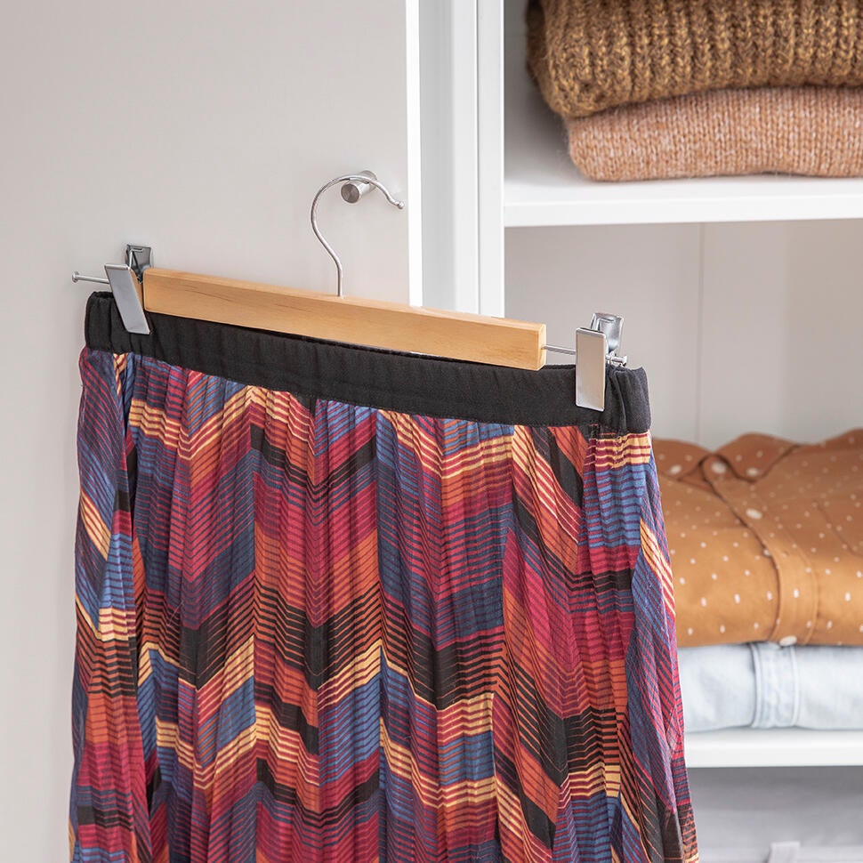 Cabide de madeira PINÇAS CALÇA/SAIA SPACEO - 10