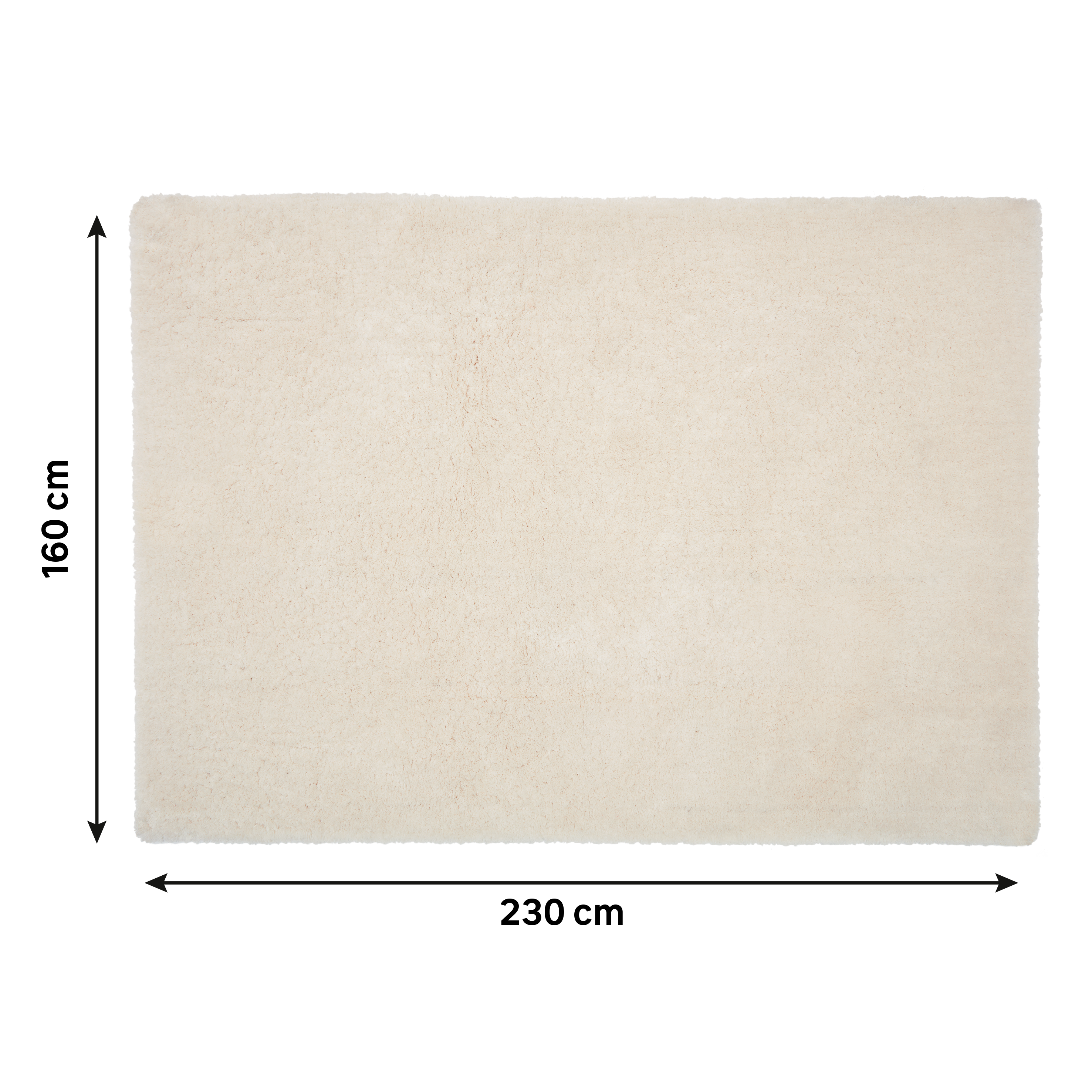Tappeto Alaric in poliestere, L 230 x L 160 cm, crema - 29