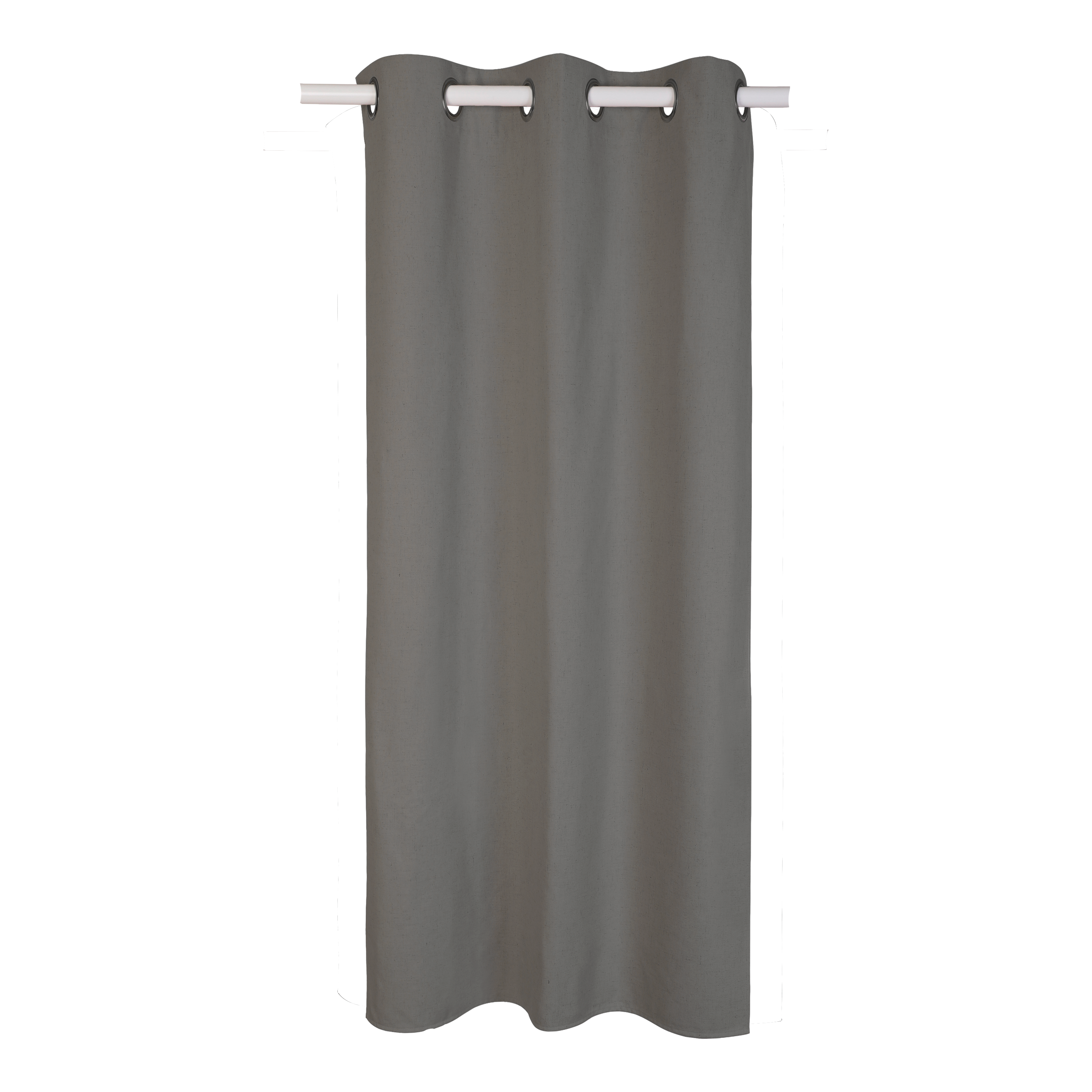 Rideau occultant, Aleyna, gris H.280 x l.140 cm INSPIRE - 8