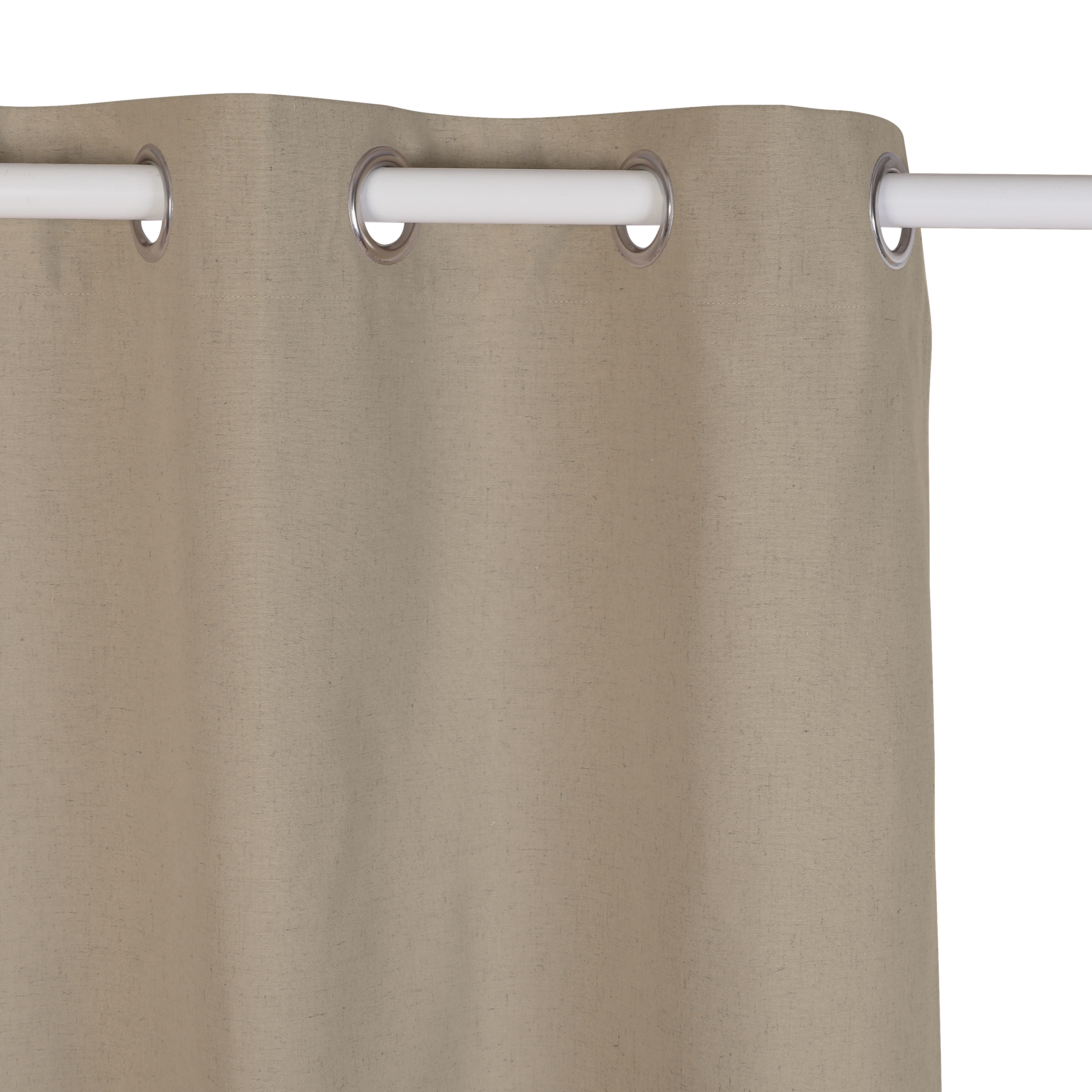 Cortina opaca ollaos aleyna inspire liso beige de 140x280cm