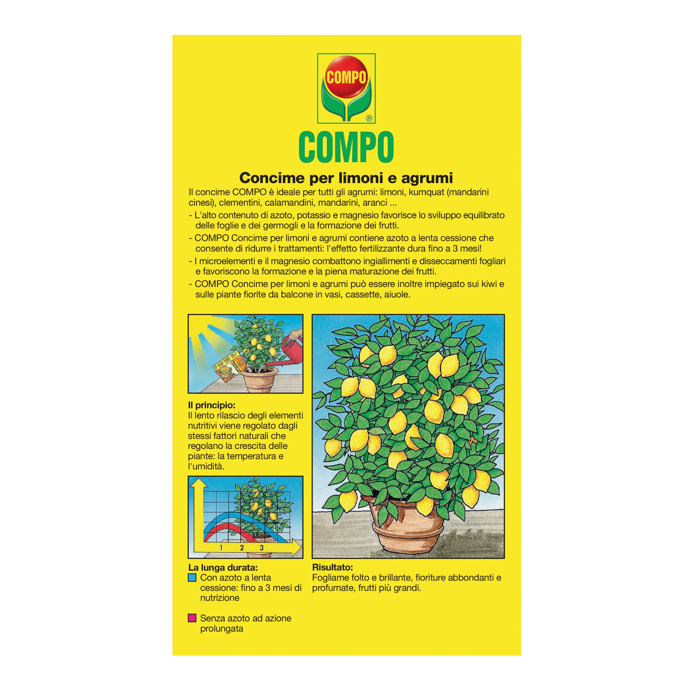 Concime granulato COMPO per pianta mediterranea 0.5 kg - 2