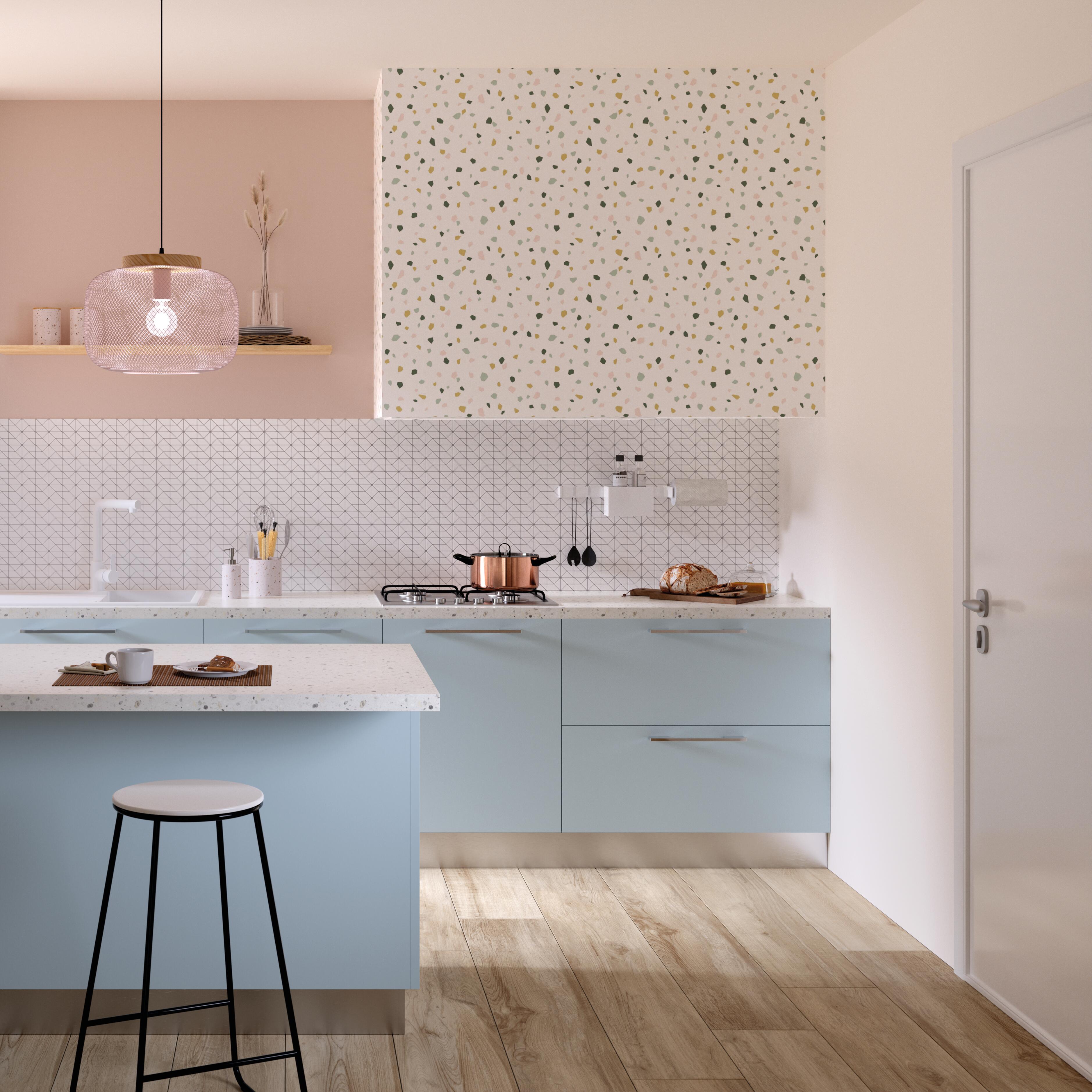 Lampadario Natura Giada rosa paralume rosa E27 Ø39cm BRILLIANT - 6