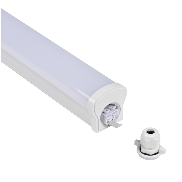 Régua led Volga Inspire 5000 lm 4000 k IP65 115 cm branco
