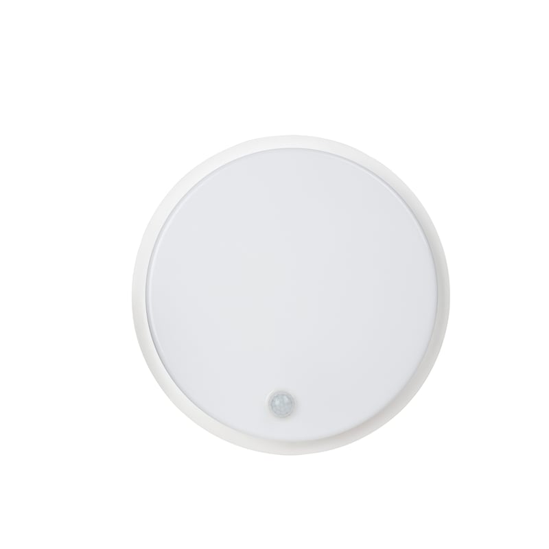 Plafon Ezy biały z czujnikiem 25 cm IP65 LED Inspire
