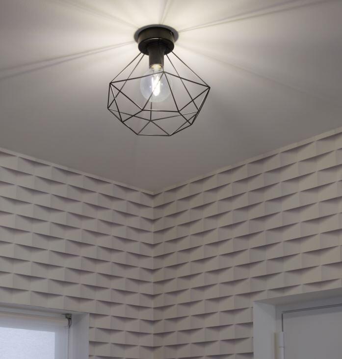 Candeeiro de teto INSPIRE BYRON PRETO - 4