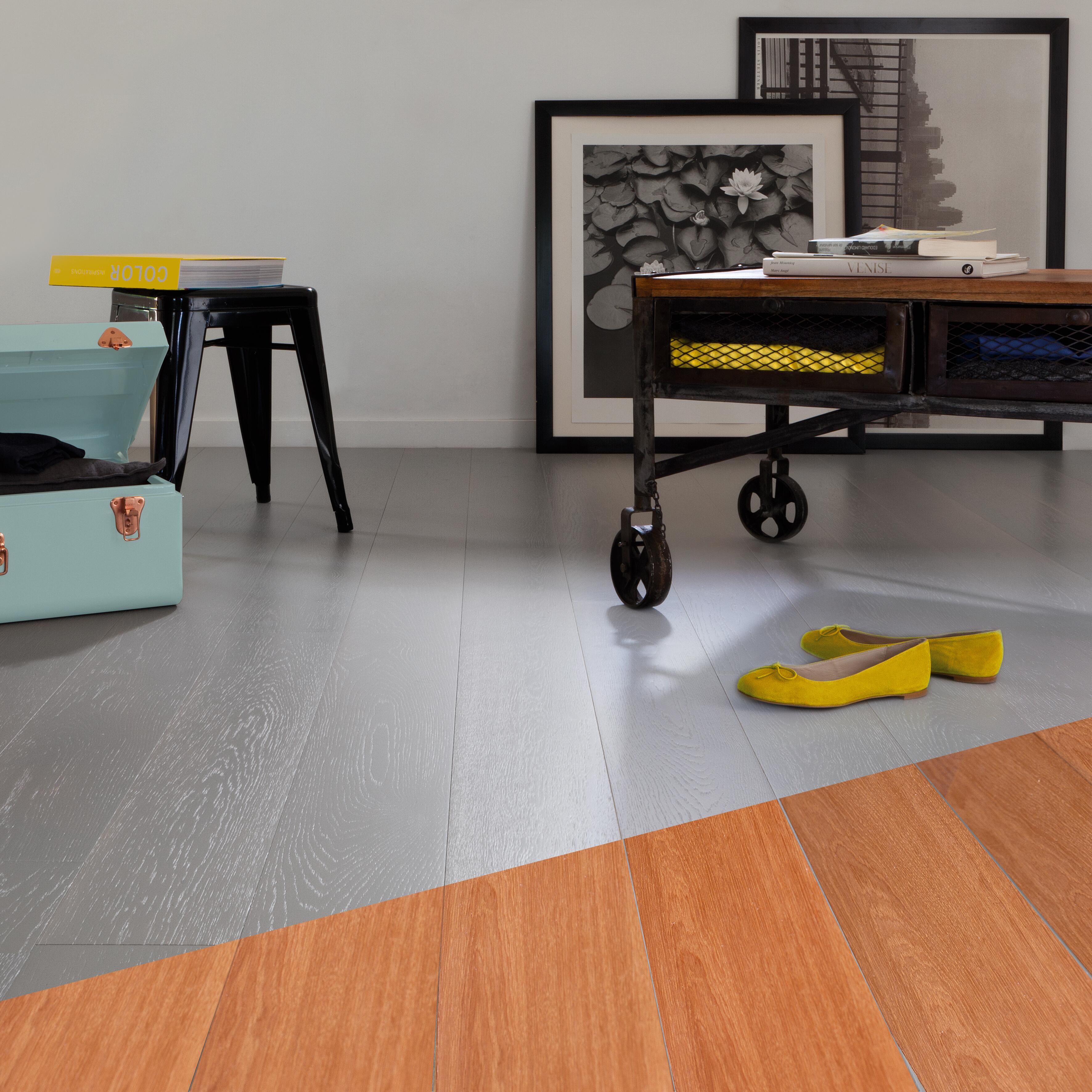 Vetrificatore per parquet V33 Urban Style grigio ghisa metallizzato satinato 2.5 L - 3