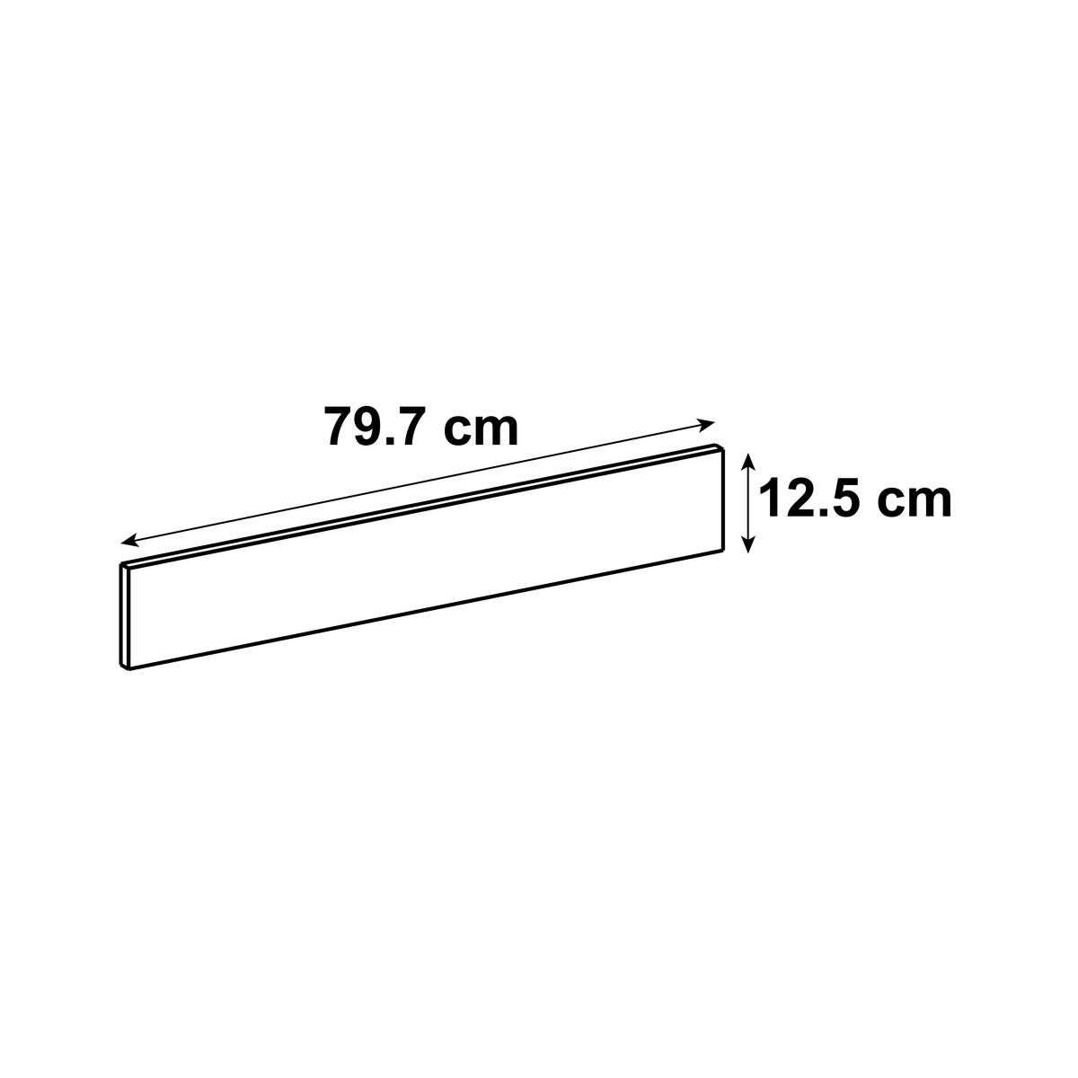 Frente de cajón mueble de cocina delinia id mikonos teja mate 80x12.8 cm