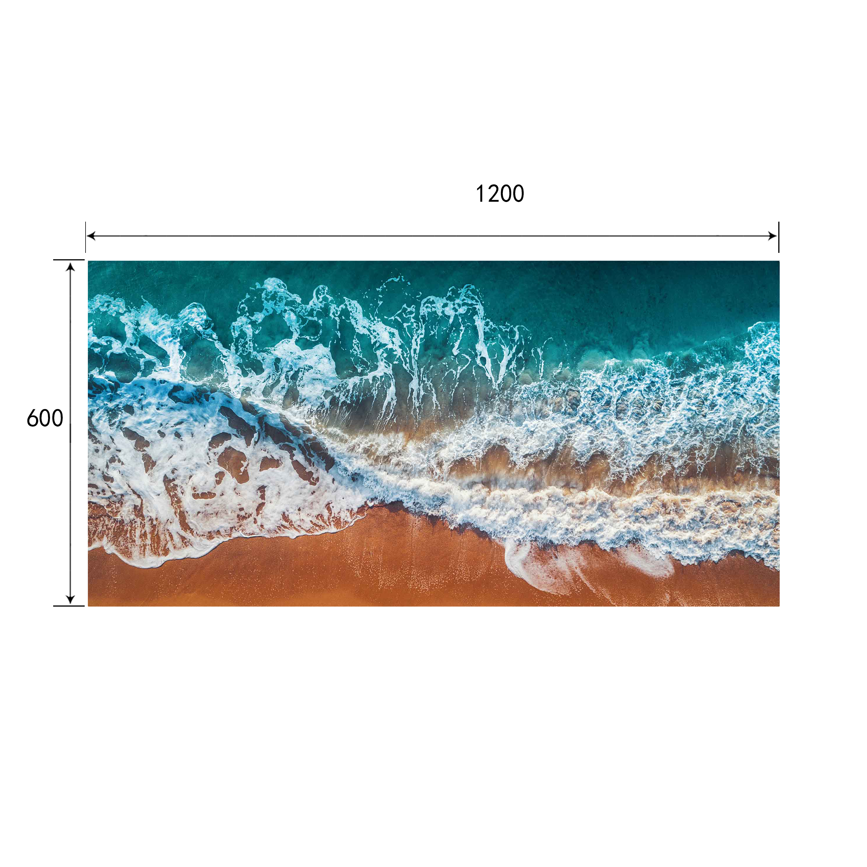 Tela impressa INSPIRE MAR 60X120CM - 6