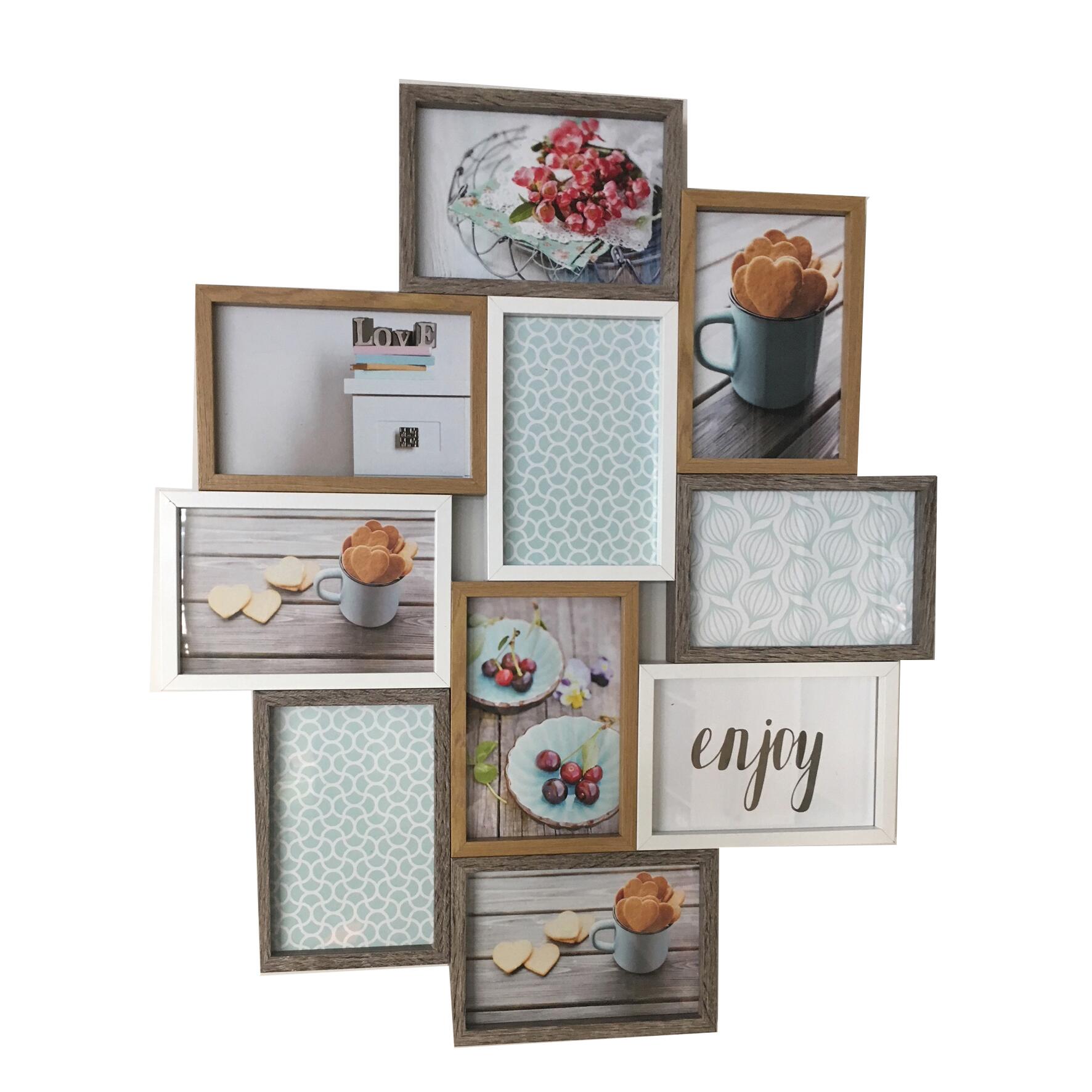 Cornice Wood, rovere misure 47 x 57 cm per 10 fotografie - 3