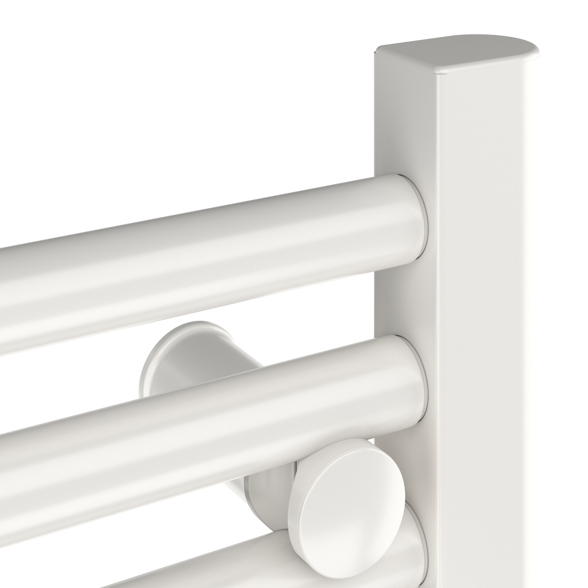 Scaldasalviette ad acqua calda EQUATION ACQUA bianco interasse 450 mm, L 50 x H 69 cm - 12