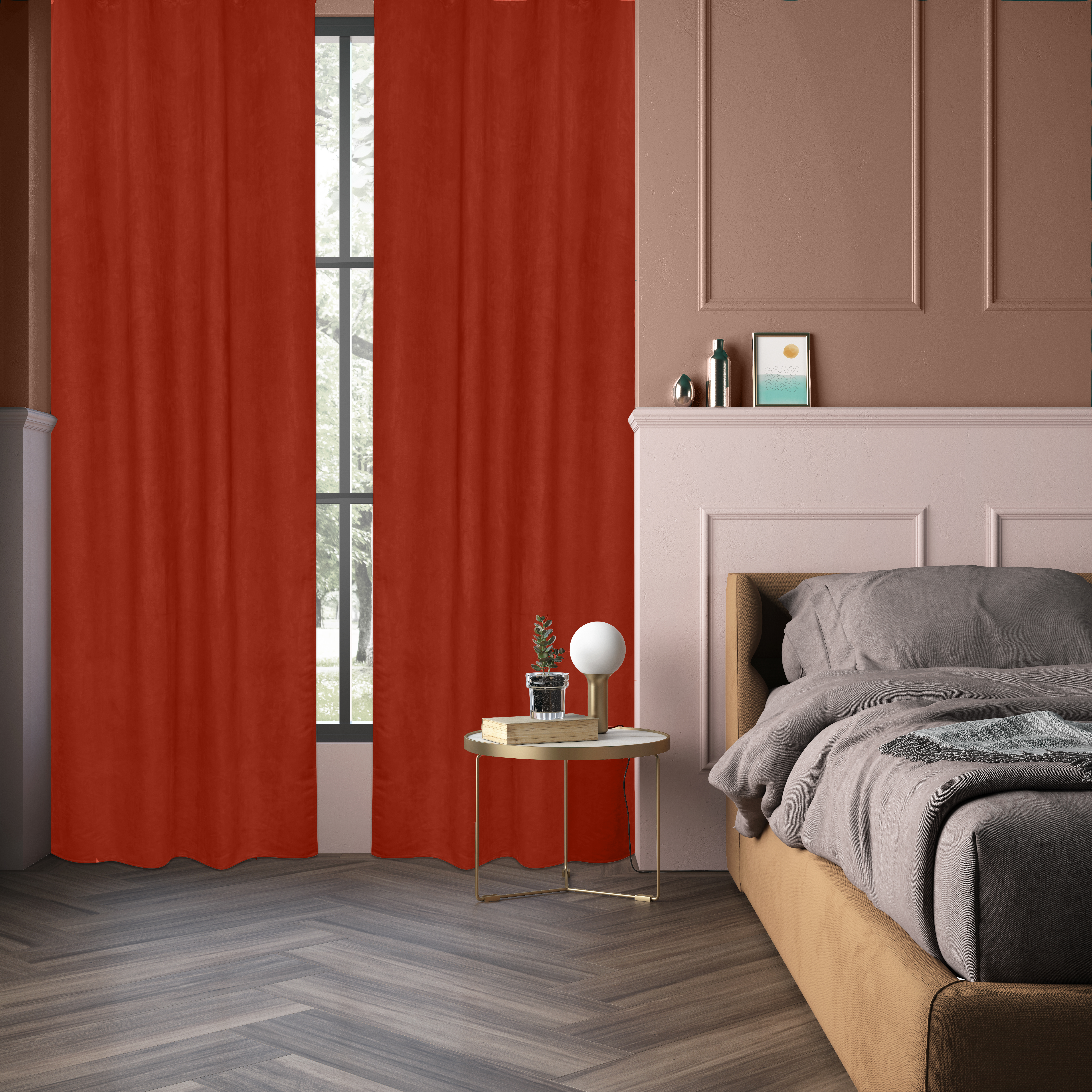 Tenda New Manchester arancio, occhiello 140x280 cm INSPIRE - 17