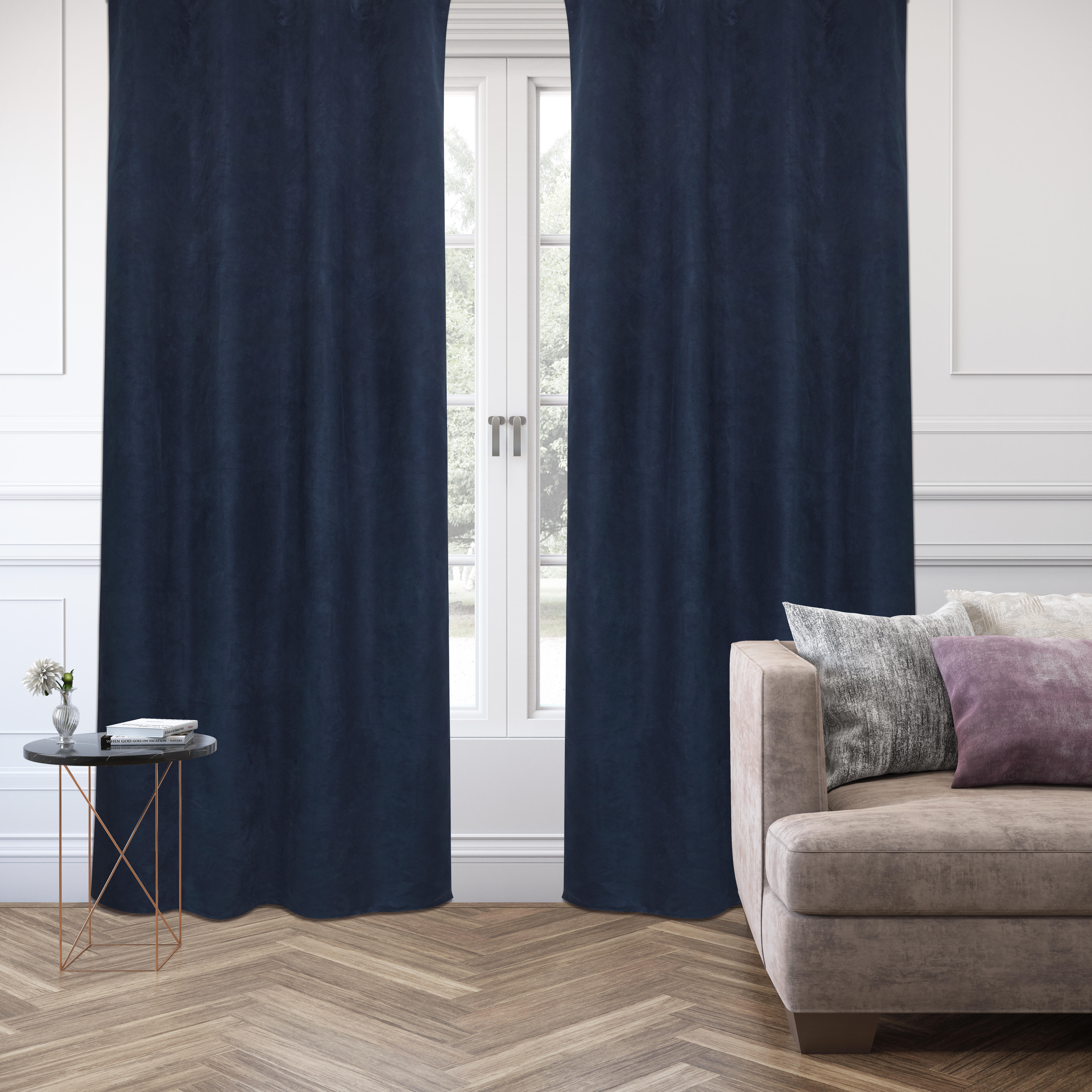 Tenda New Manchester blu, occhiello 140x280 cm INSPIRE - 8