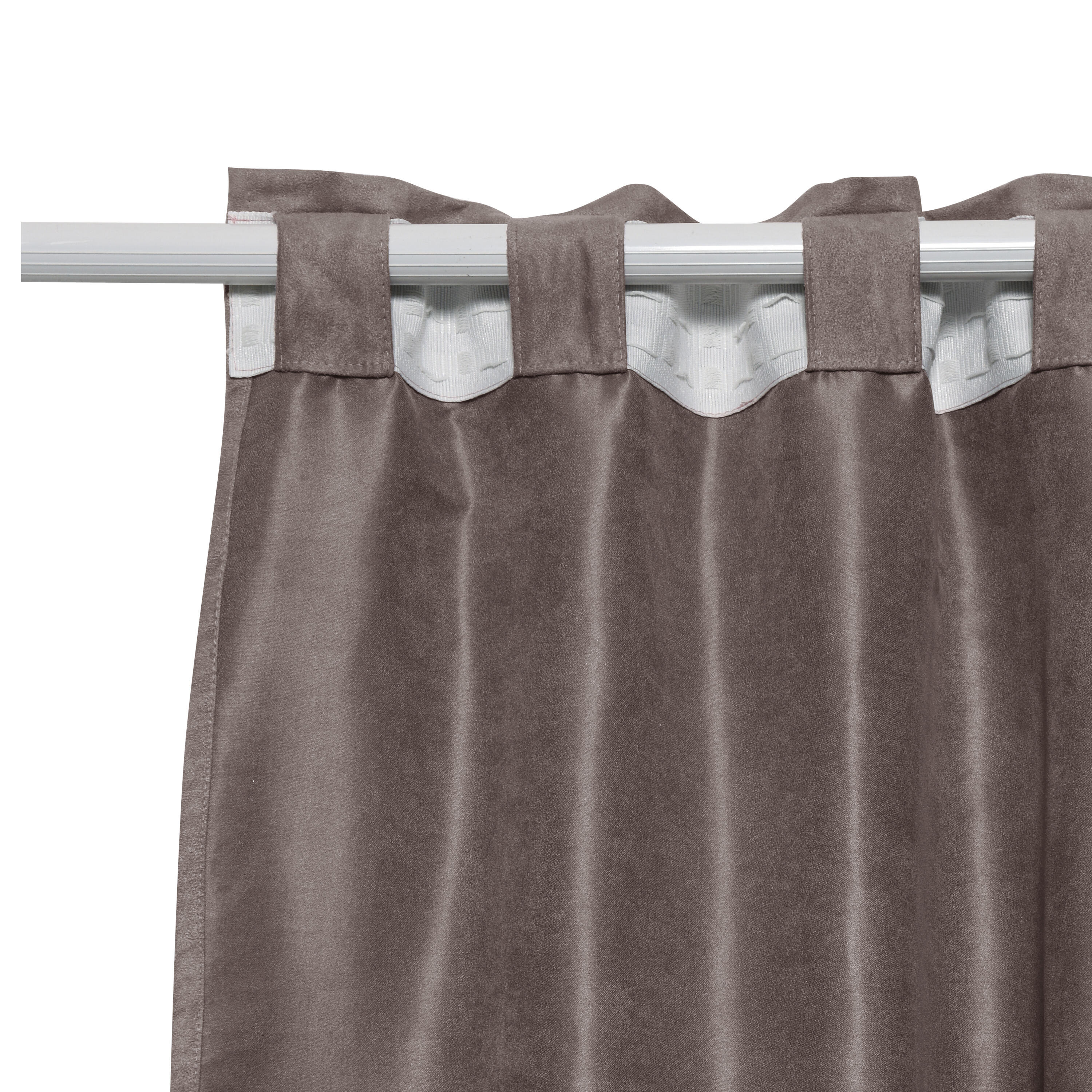 Zasłona Manchester brązowa 200 x 280 cm na taśmie Inspire - 9