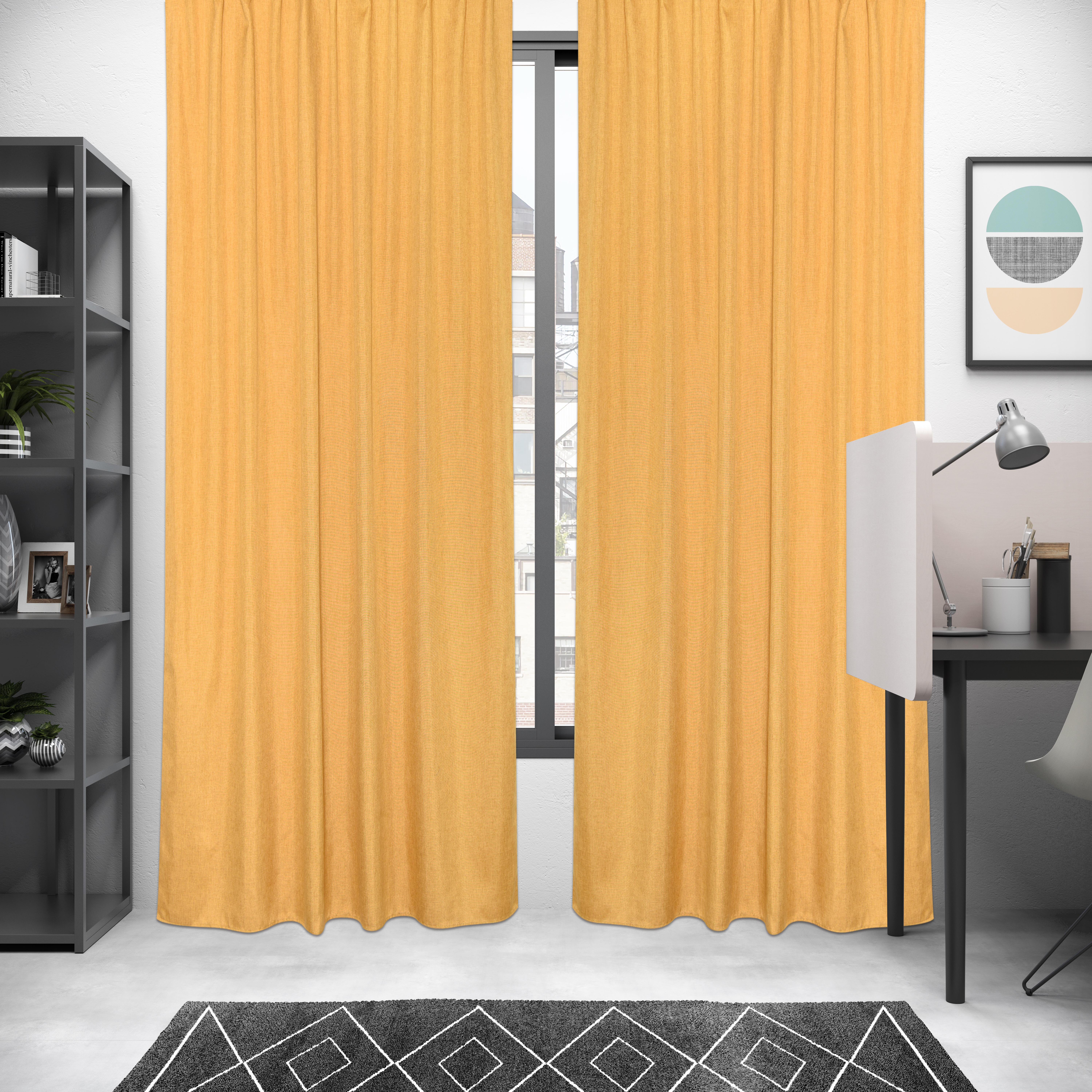 Cortinado ilhós Looks 140x280cm solemio 1 Inspire - 16