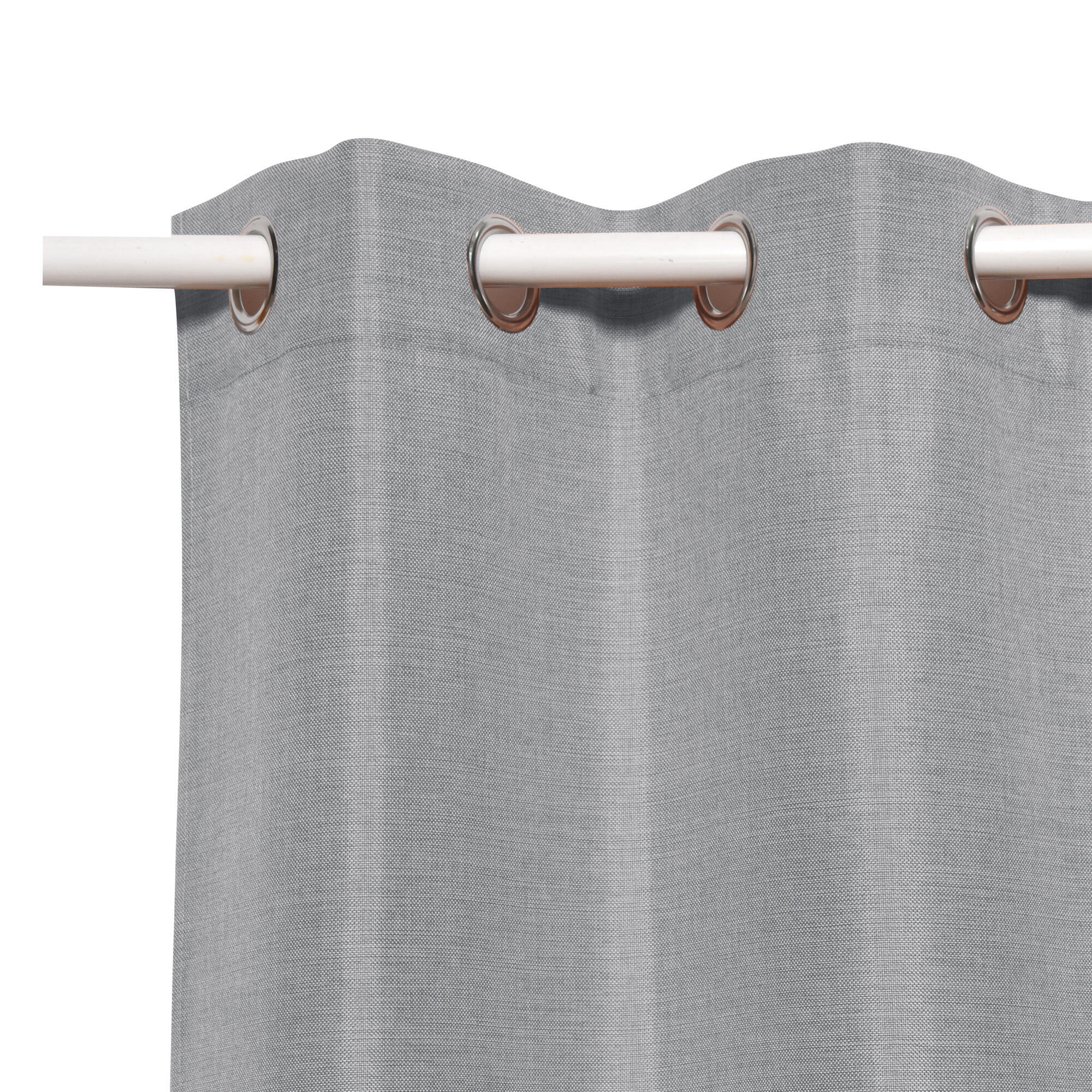 Cortina ollaos looks inspire liso gris granito de 140x280cm