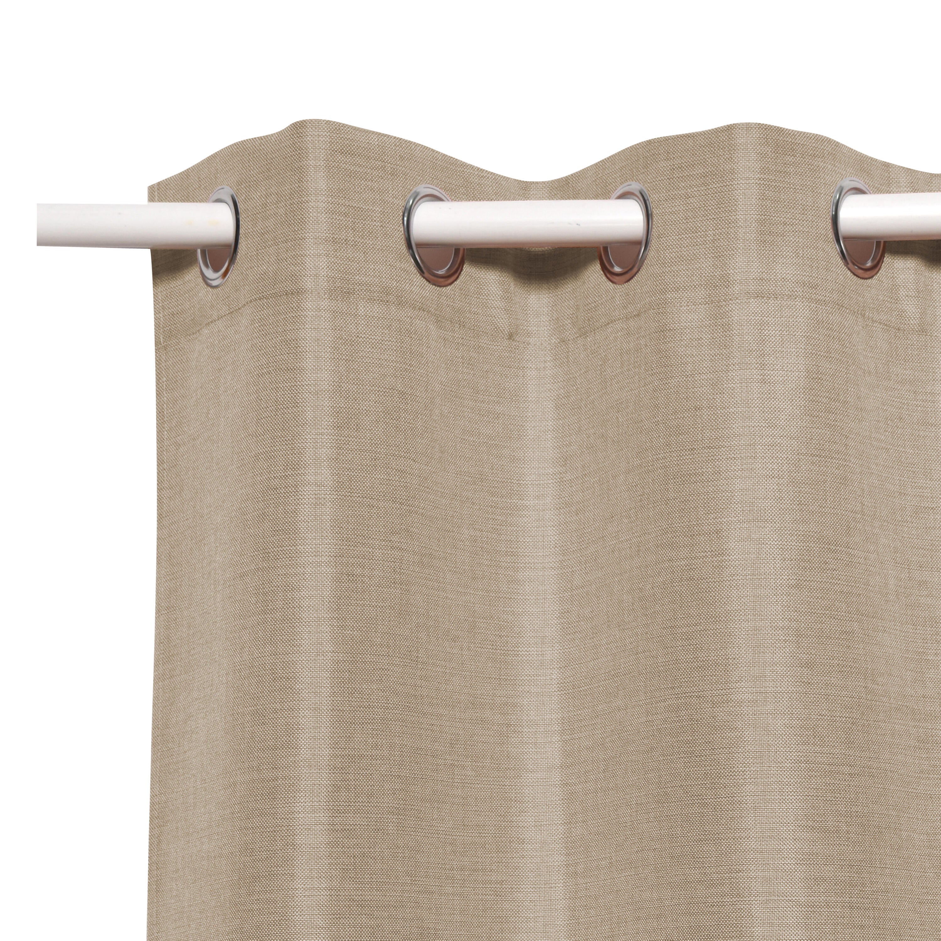 Cortina ollaos looks inspire liso beige trench de 140x280cm