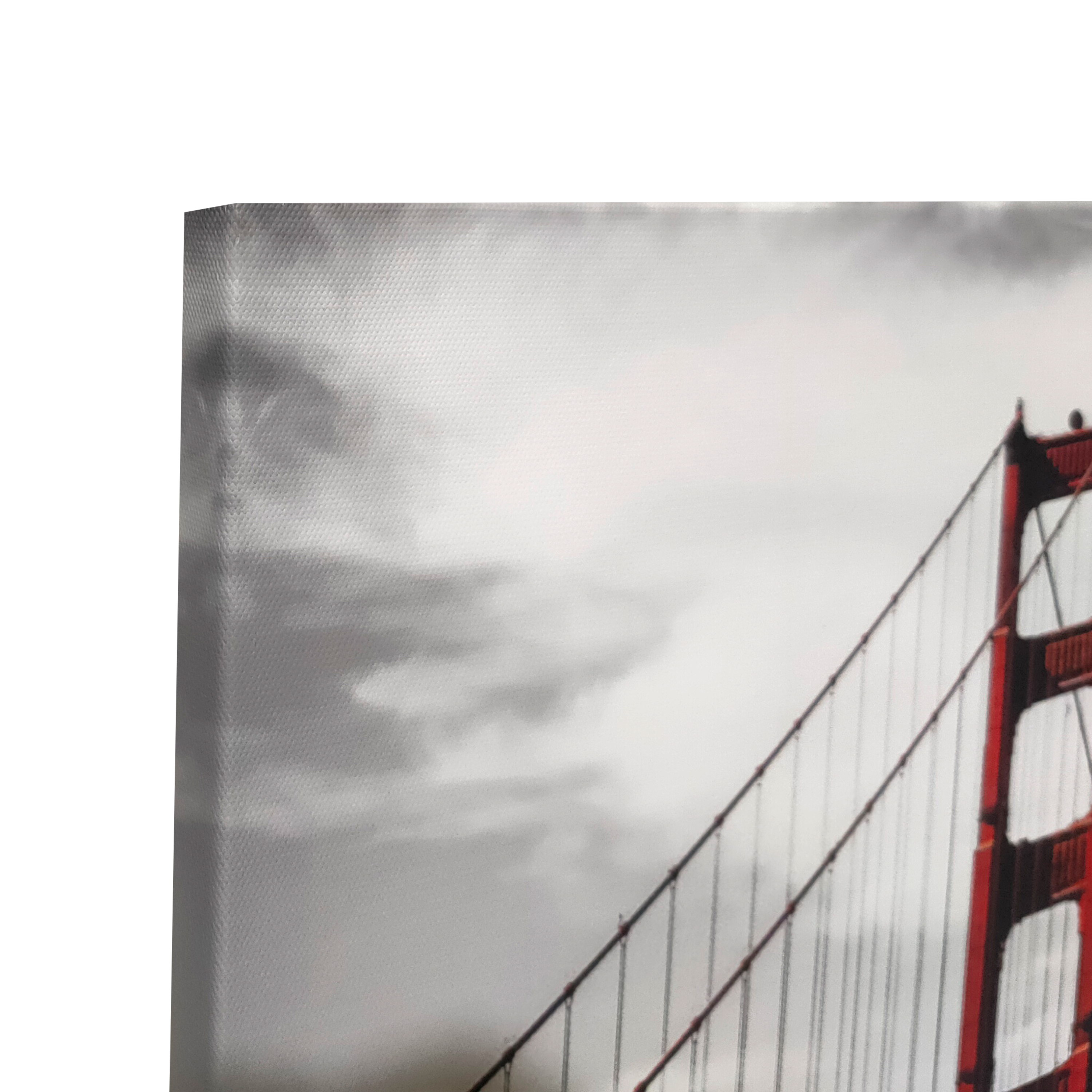 Tela impressa INSPIRE BROOKLYN BRIDGE 40X40CM VERMELHO - 5