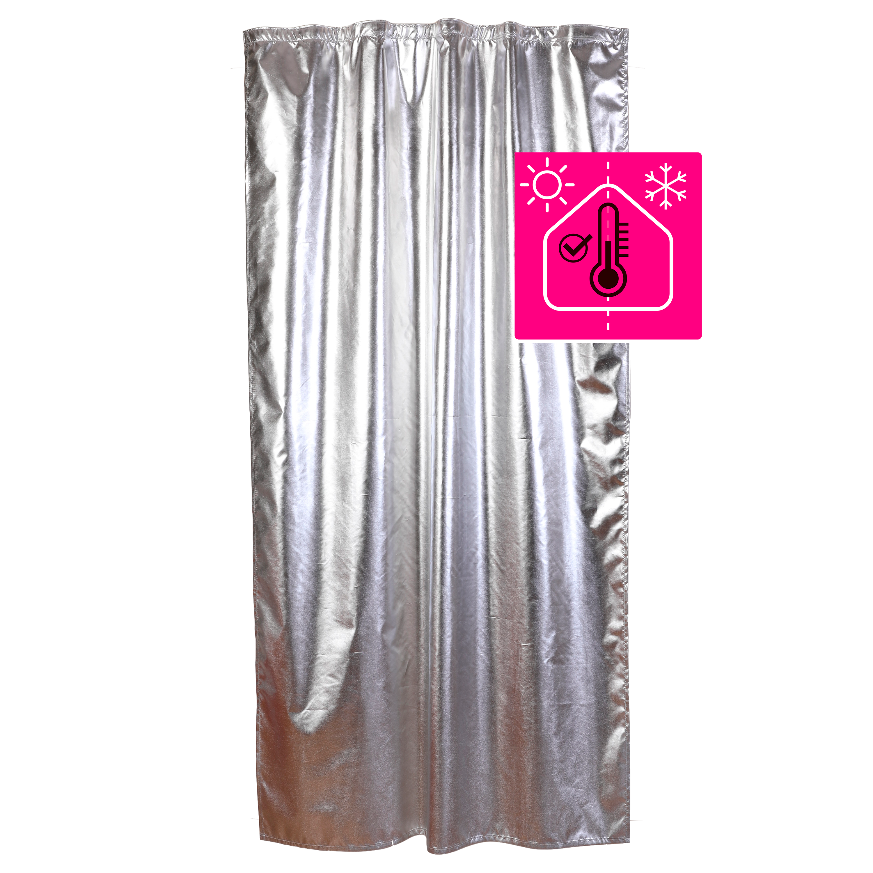 Podbitka termoizolacyjna Carlton Silver do zasłon na taśmie i przelotkach 135 x 265 cm Inspire - 4