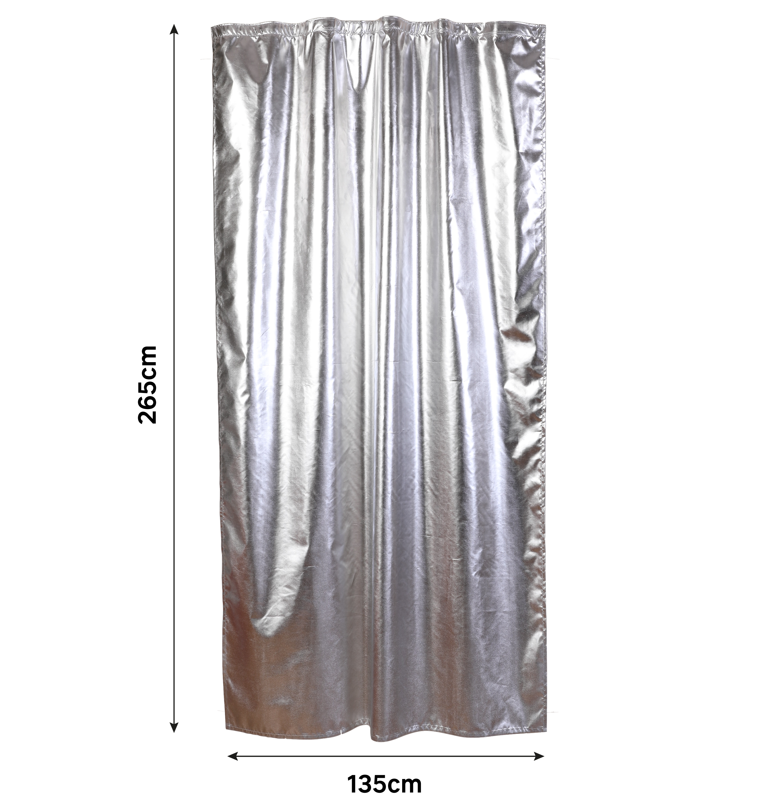 Podbitka termoizolacyjna Carlton Silver do zasłon na taśmie i przelotkach 135 x 265 cm Inspire - 5