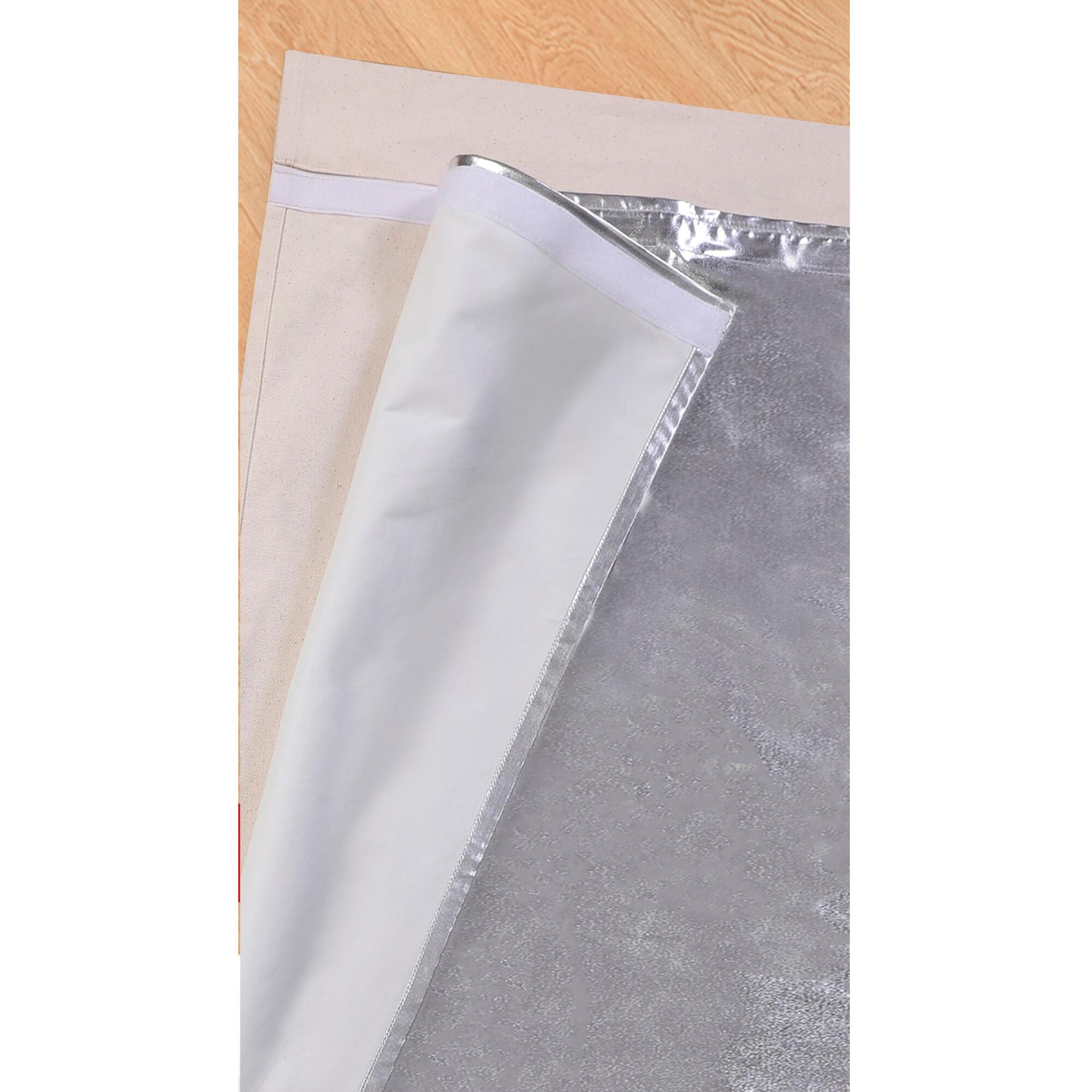 Podbitka termoizolacyjna Carlton Silver do zasłon na taśmie i przelotkach 135 x 265 cm Inspire - 2