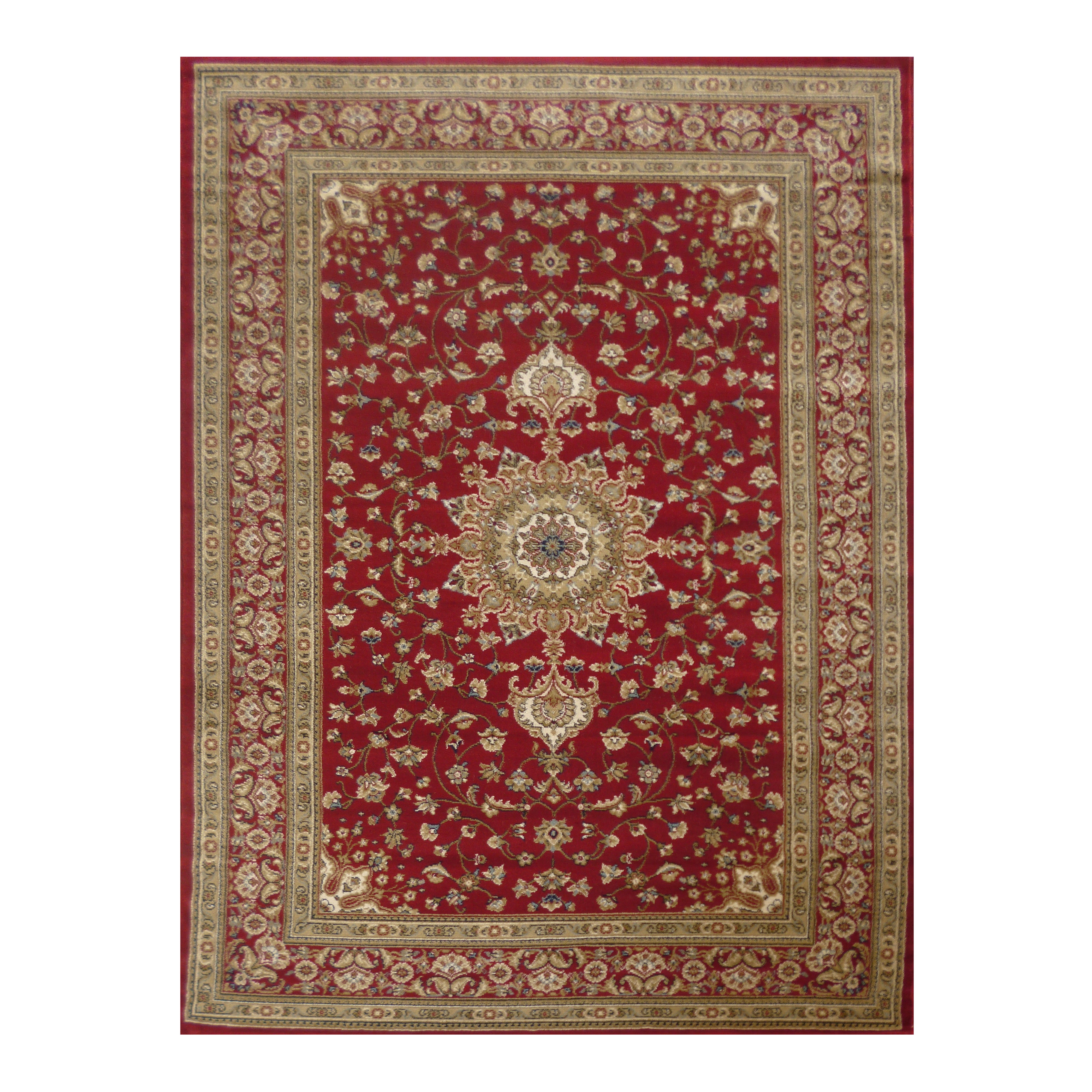 Tappeto Bechir 611616 in polipropilene, L 285 x L 200 cm, rosso - 3