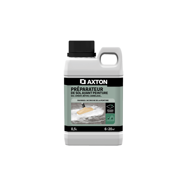 Préparateur de sol avant peinture AXTON, incolore, 0.5 l