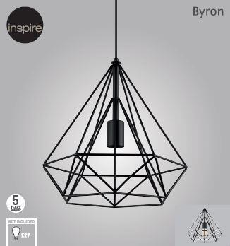 Suspension Byron acier, noir, Diam.36.5 cm INSPIRE, E27 - 6
