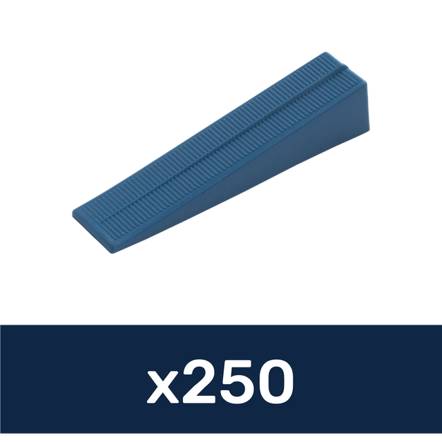 Kit de 250 unidades de cuñas de nivelación para baldosas DEXTER