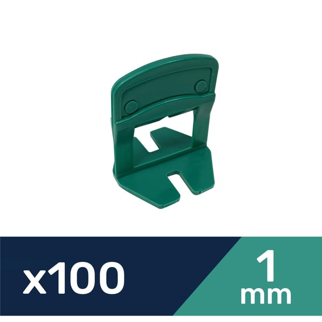 Leroymerlin Sistema livellante per piastrelle a Dritto Sp 1 mm. Confezione da 100 pezzi