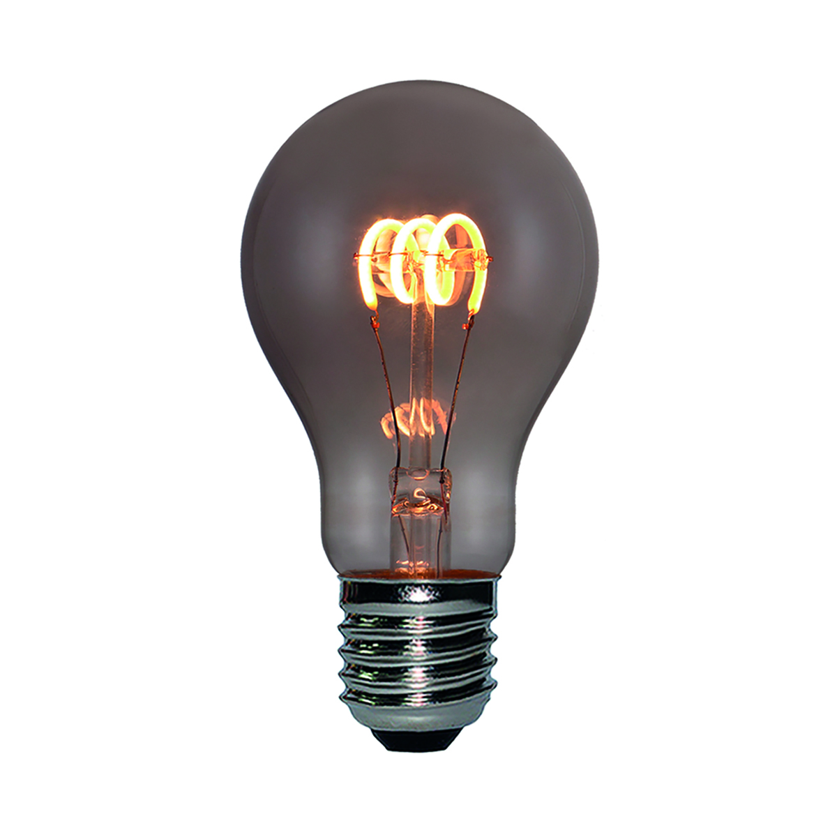 Bombilla led filamento e27 estándar 100 lm blanco cálido ahumado