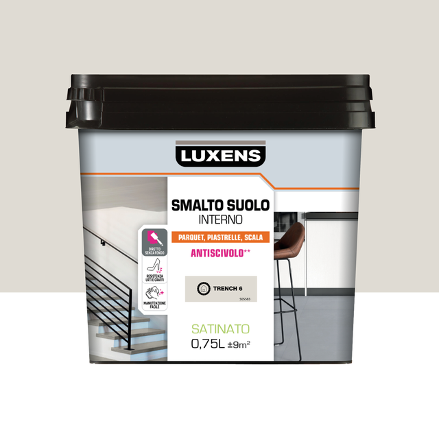 Vernice pavimento LUXENS Scala beige trench6 satinato 0.75 L