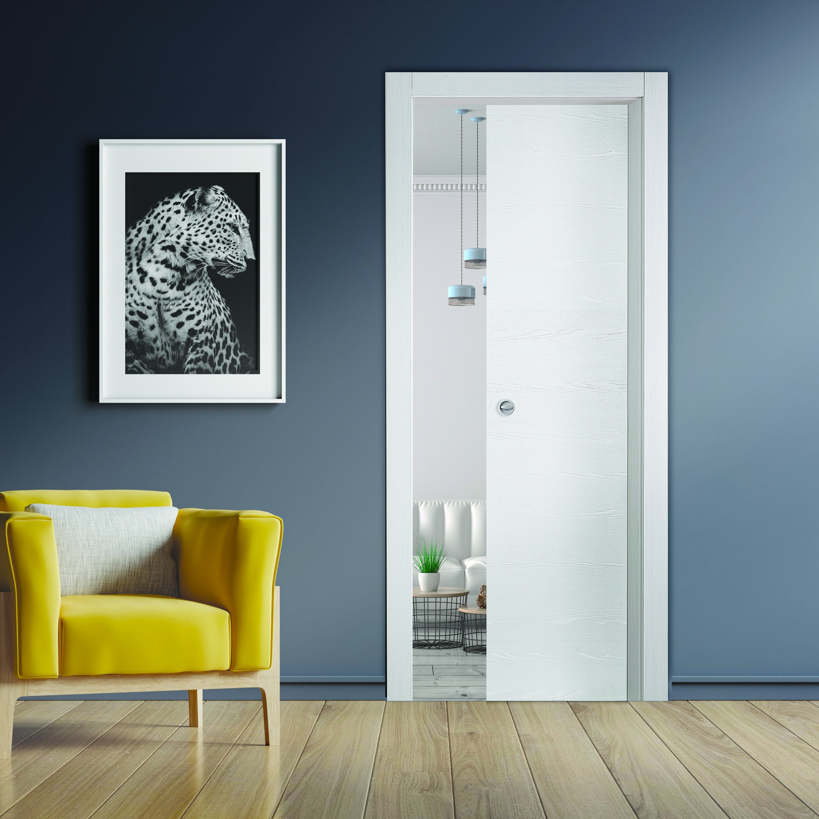 Porta battente Sun bianco L 70 x H 200 cm reversibile | Leroy Merlin