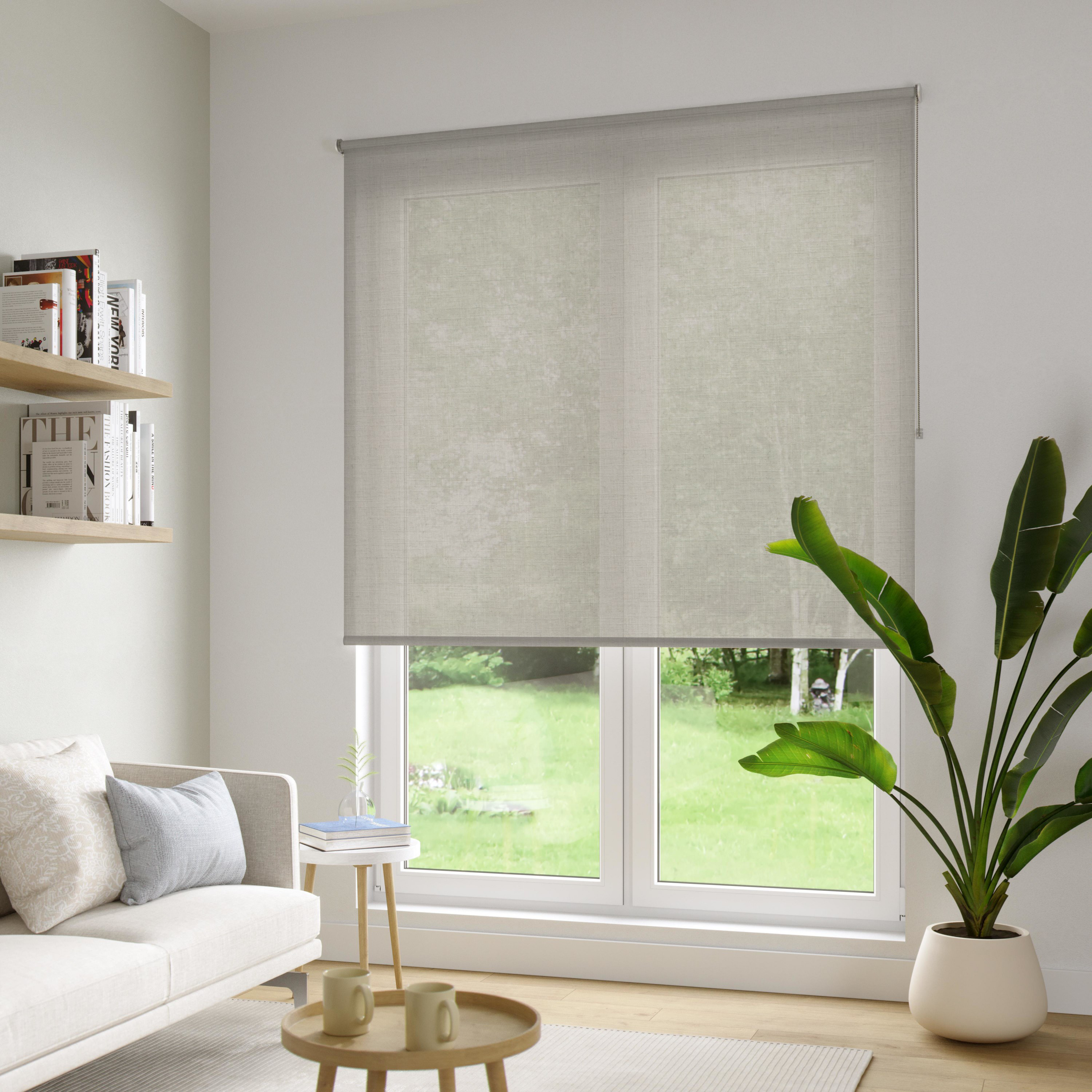 Estor enrollable translúcido brisbane trench beige inspire de 180x250cm