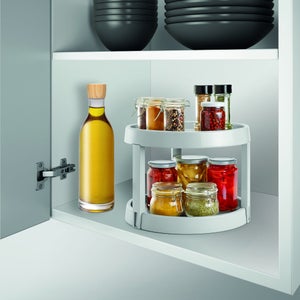 Supporto Per Coperchi E Taglieri Da Cucina | Organizer In Acciaio Inox Con 6 Divisori | 24x10x10 Cm | Salvaspazio Per Armadi E Banconi - 2