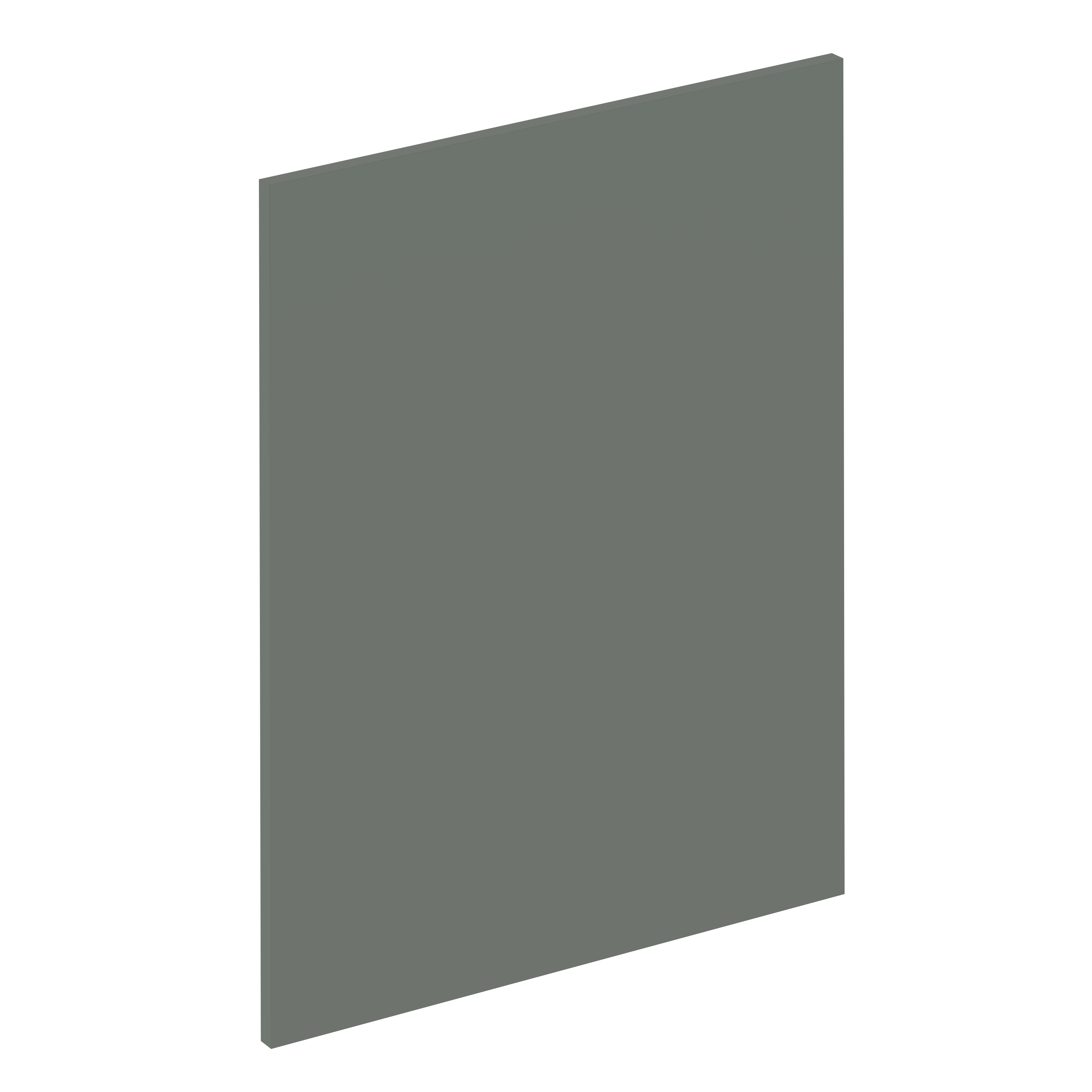 Frente de cajón de cocina vienne verde mate h 76.8 x l 60 cm