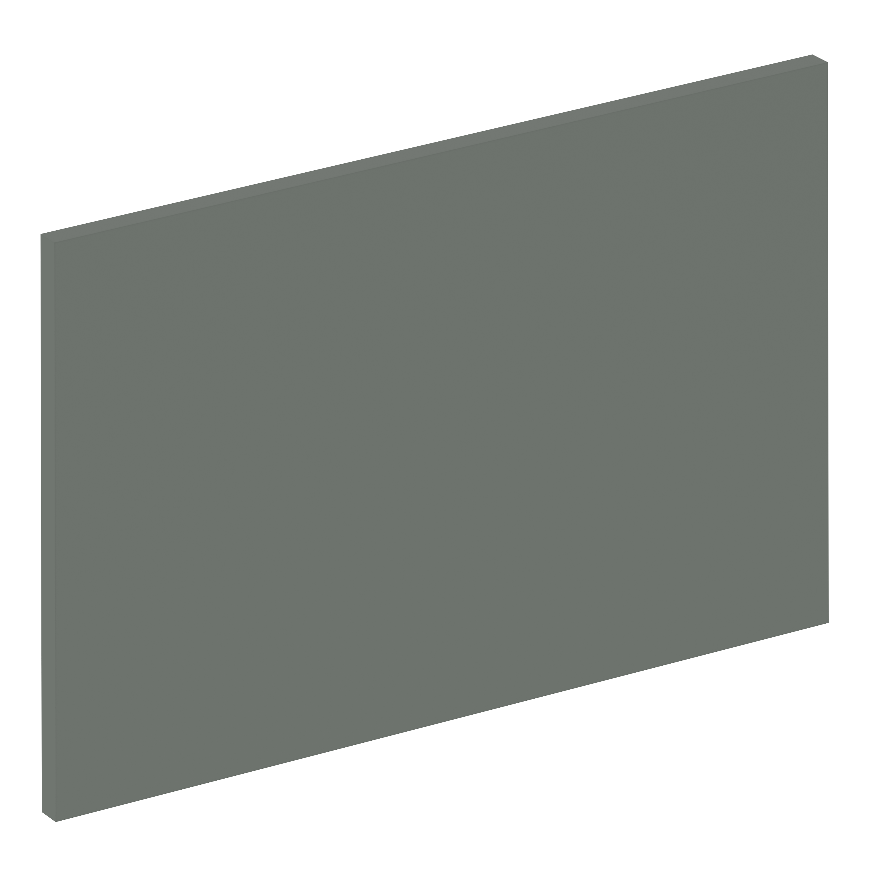 Frente de cajón de cocina vienne verde mate h 38.4 x l 60 cm