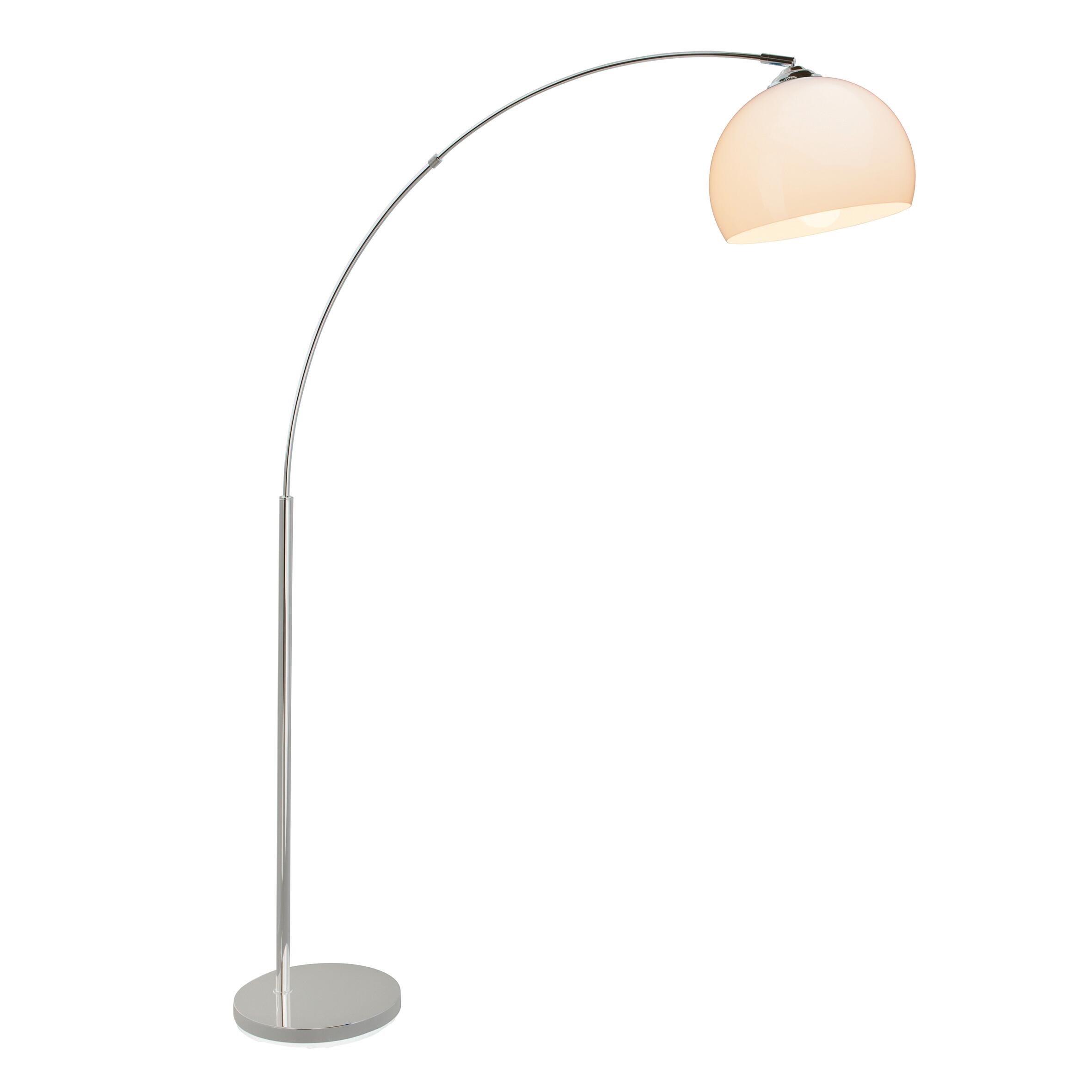 Lampada da terra Vessa in acciaio, H 166 cm, E27 BRILLIANT - 4
