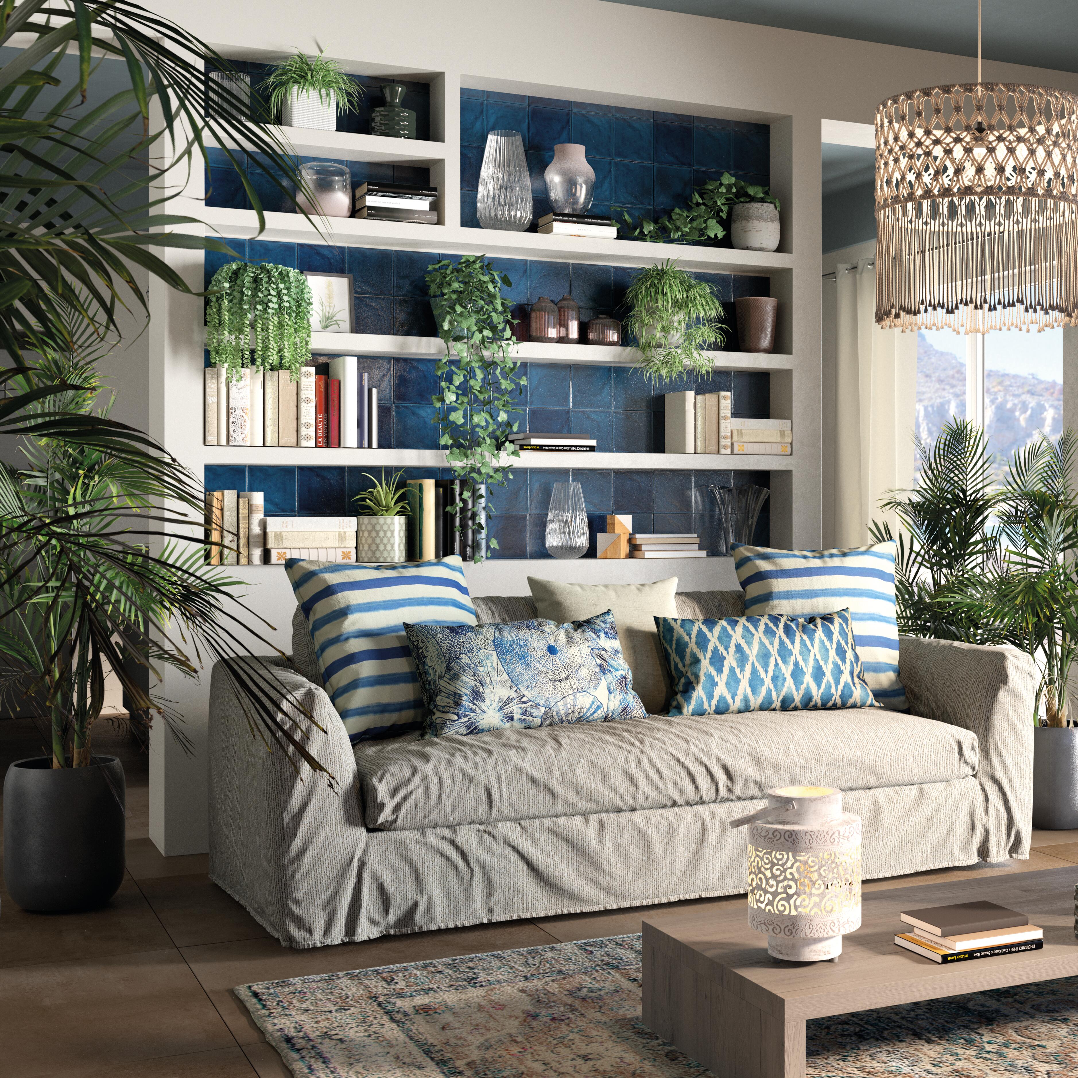Pittura per interni super lavabile, ELLE DECORATION by Crown blu wave after wave 212 opaco, 0.125 L - 5