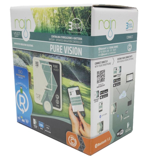 Programmatore elettrovalvole ad alimentazione elettrica RAIN Amico Pro Vision