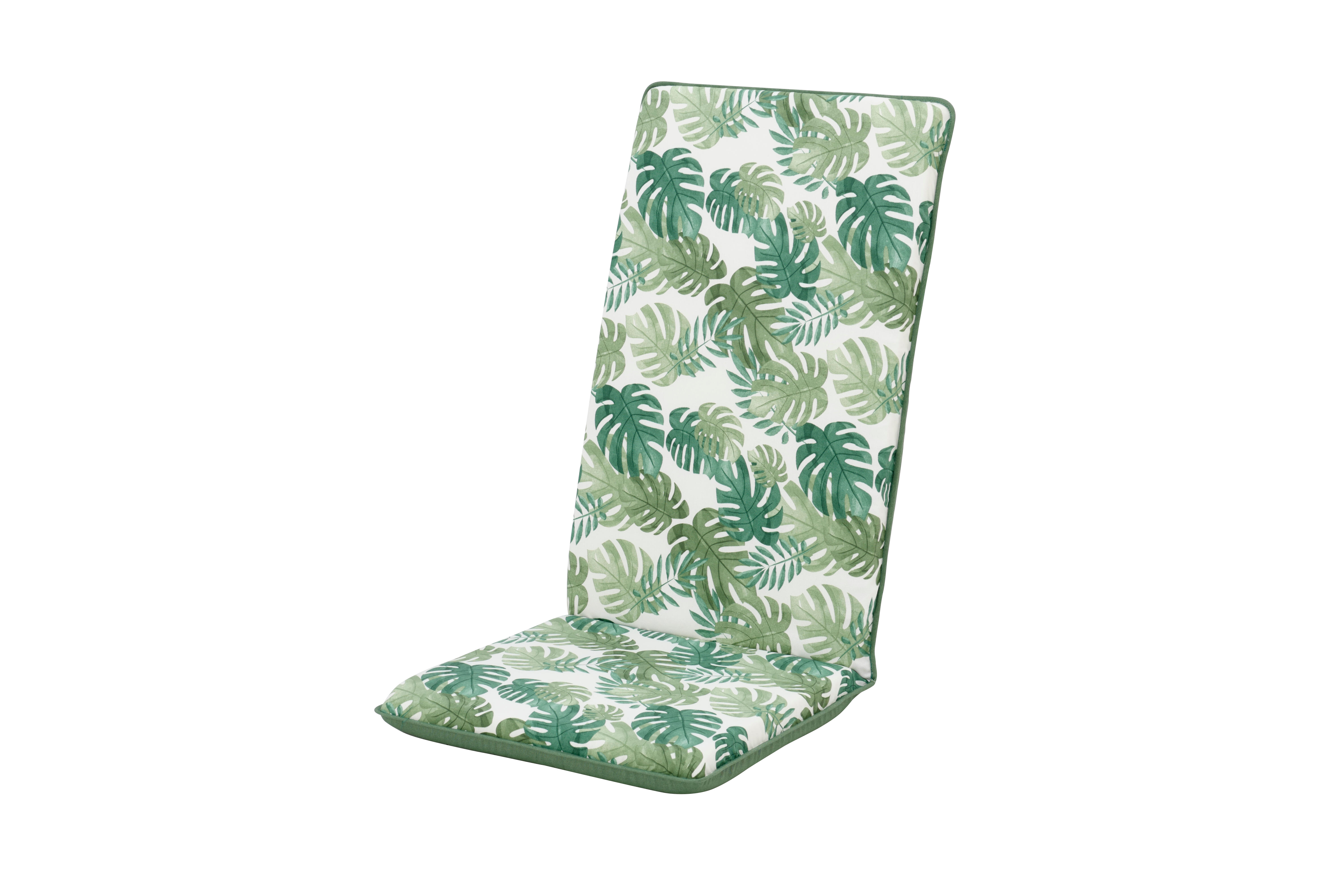 Cojín de exterior multiposición Jungla verde 49x122 cm - 4