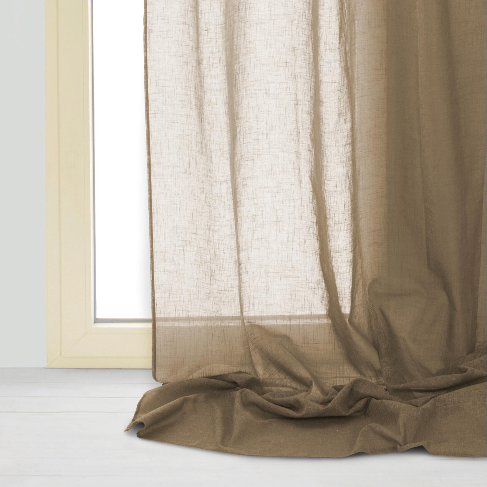 Tenda Aspect lin beige, passanti nascosti 145x300 cm - 2