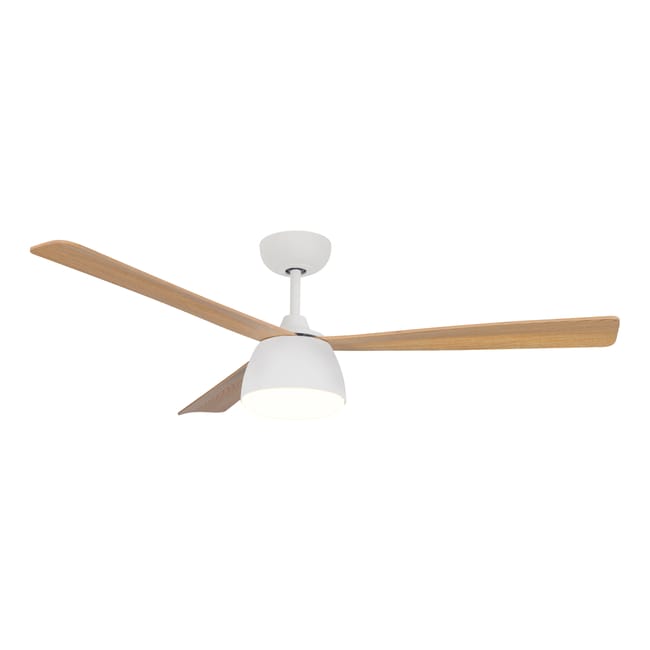 Leroymerlin Ventilatore da soffitto Fungo bambù Ø 132 cm dimmerabile SULION IP20