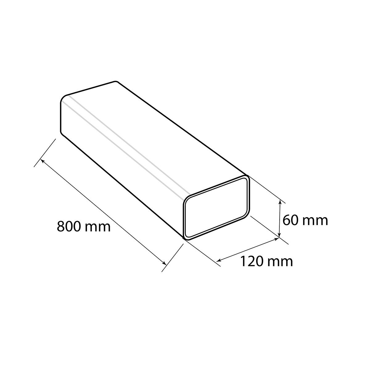 Tubo per scarico aerazioneØ 26 mm x L80 cm in pvc grigio - 6