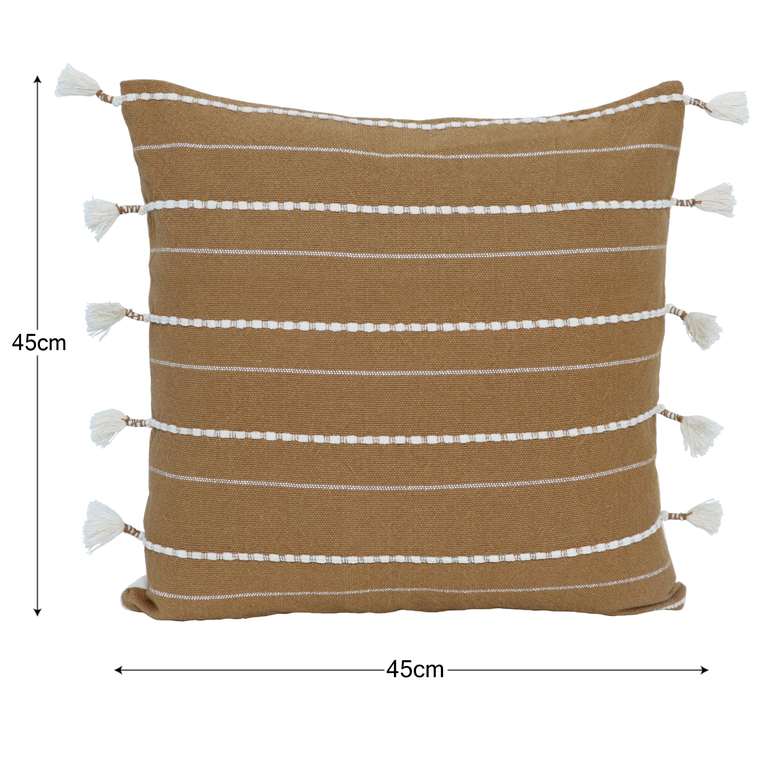 Poduszka Amadou brązowa 45 x 45 cm Inspire - 3