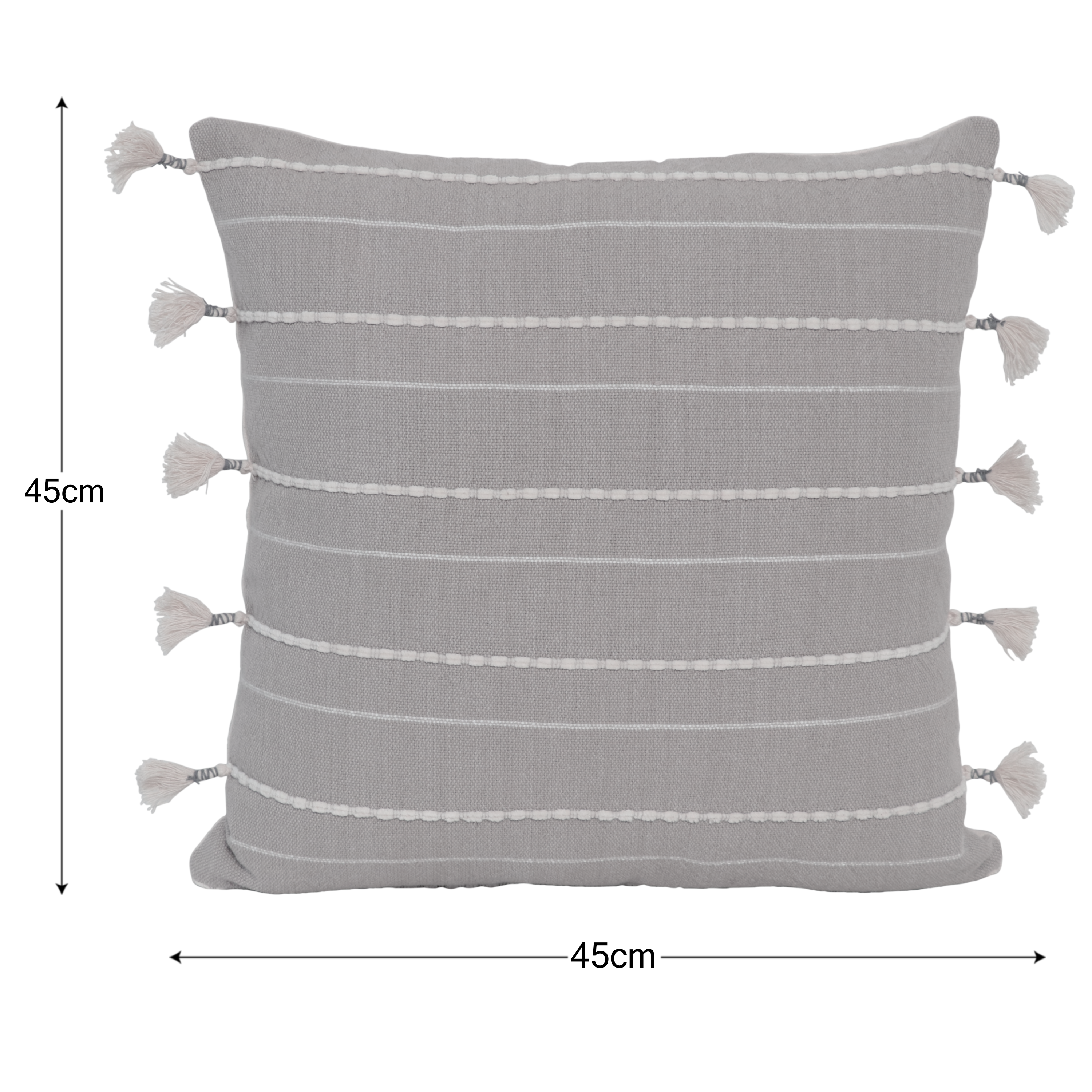 Poduszka Amadou szara 45 x 45 cm Inspire - 5