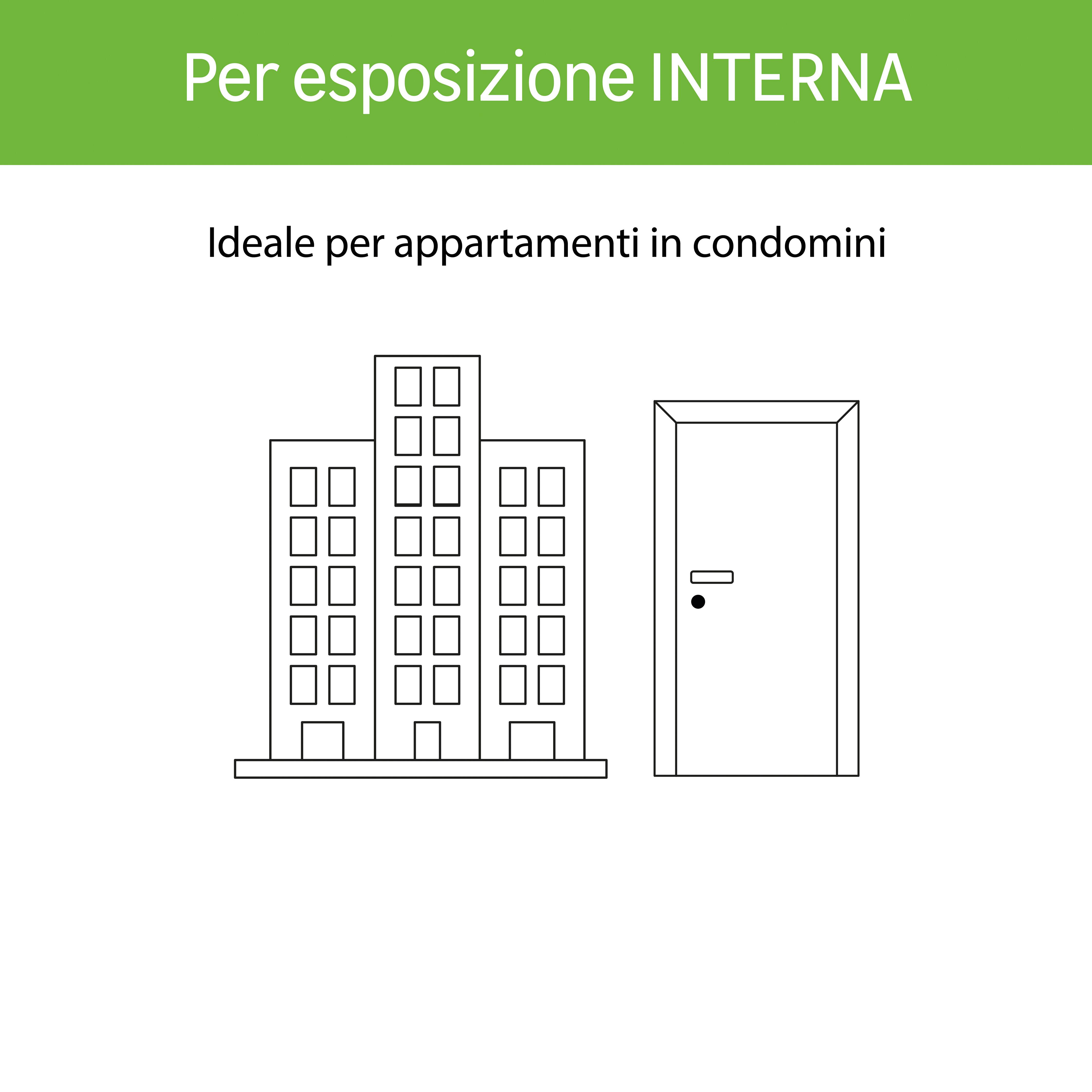 Porta blindata MASTER Tough L 90 x H 210 cm noce/bianco apertura sinistra - 10